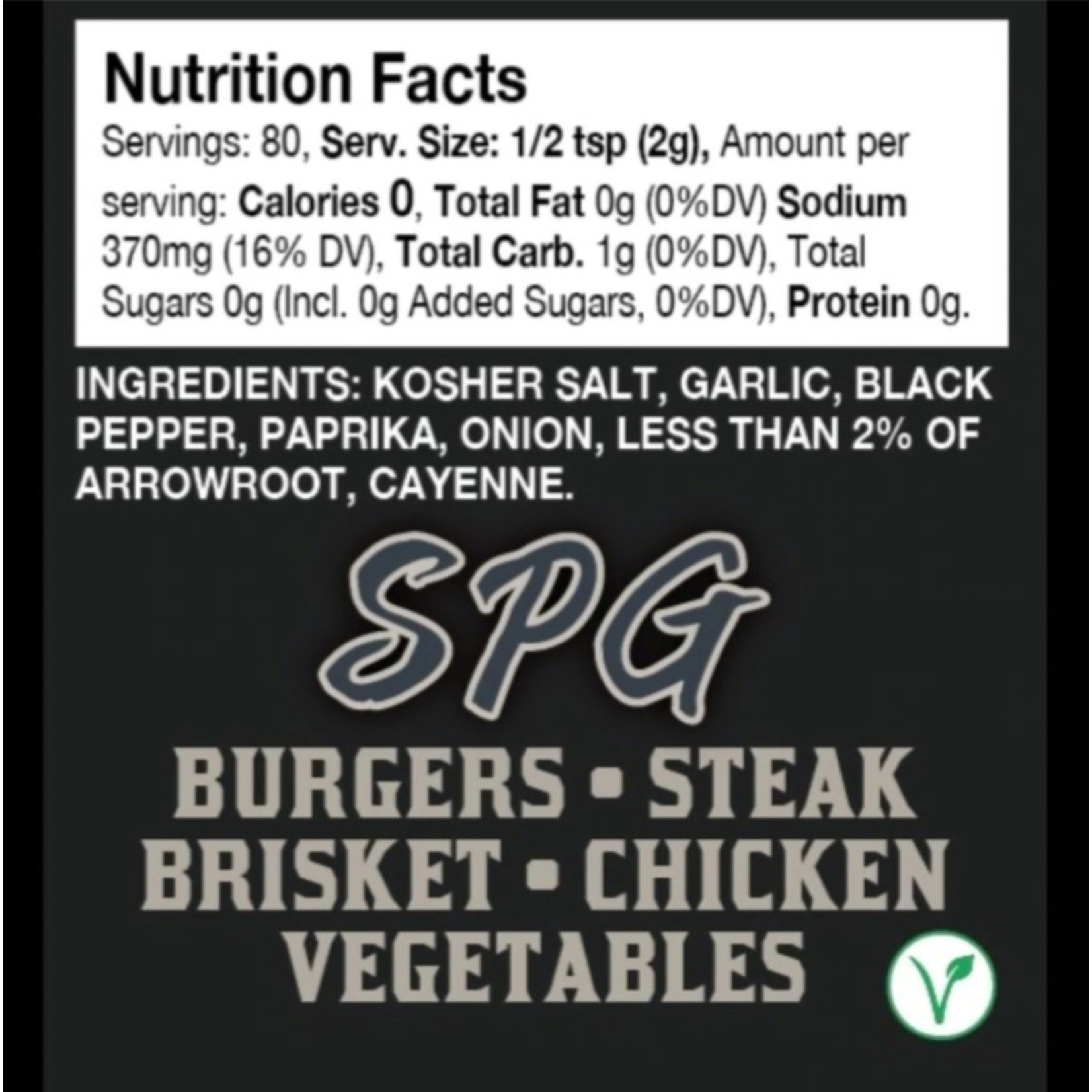JB's Gourmet Spice Blends JB's Rock Quarry Custom SPG Table Blend 12oz