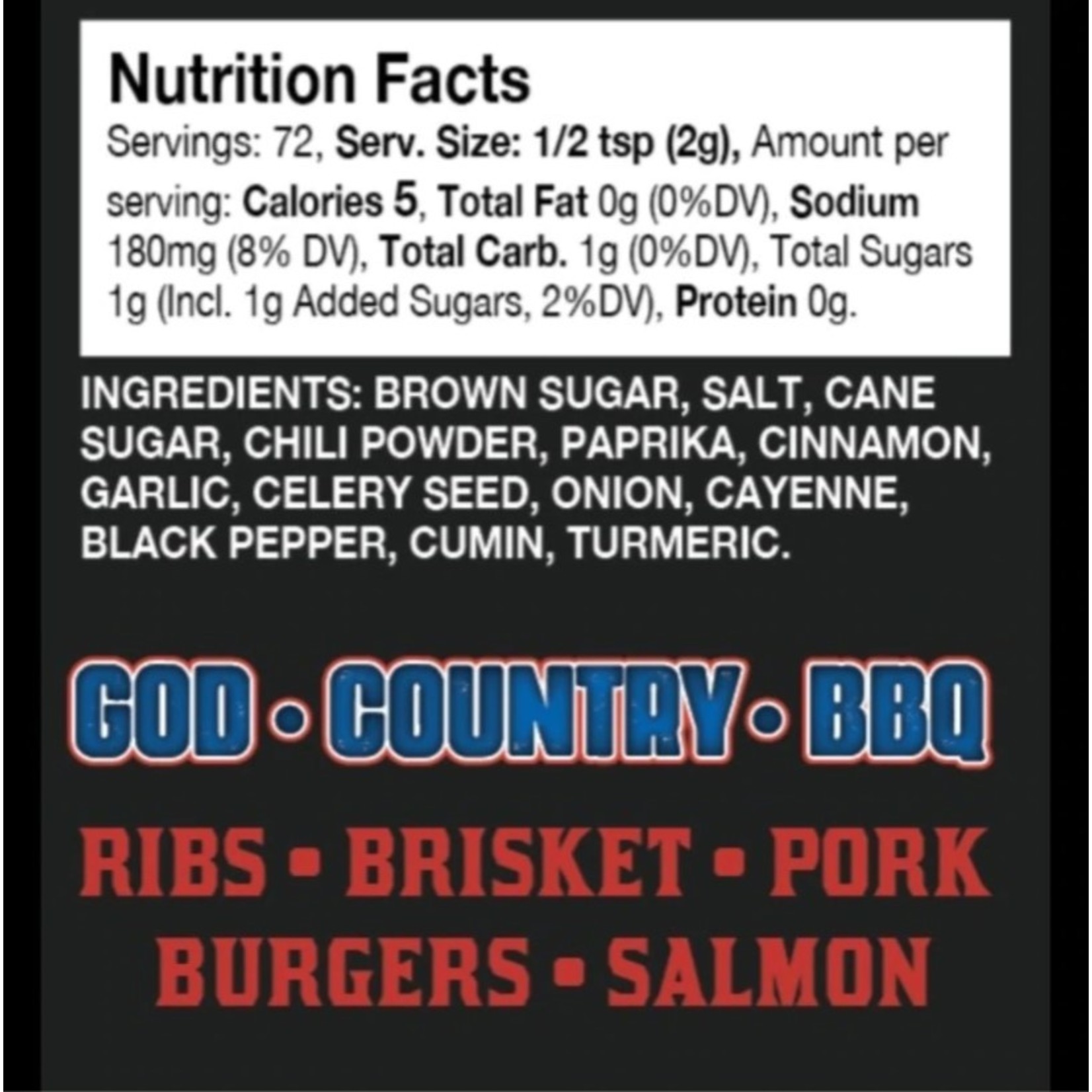 JB's Gourmet Spice Blends JB's Red Dirt Road BBQ Dry Rub 11oz