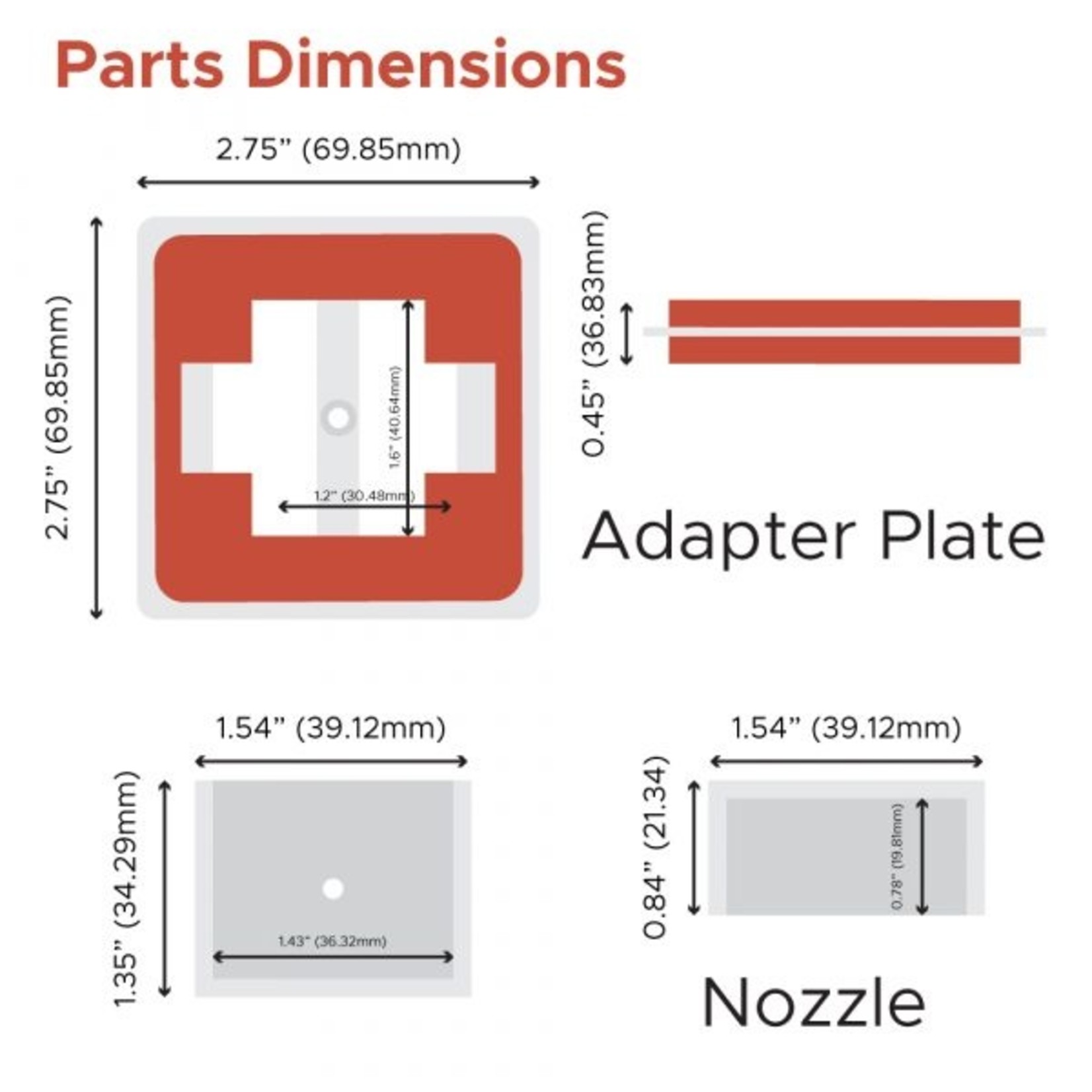 FireBoard FireBoard Drive Nozzle Adapter
