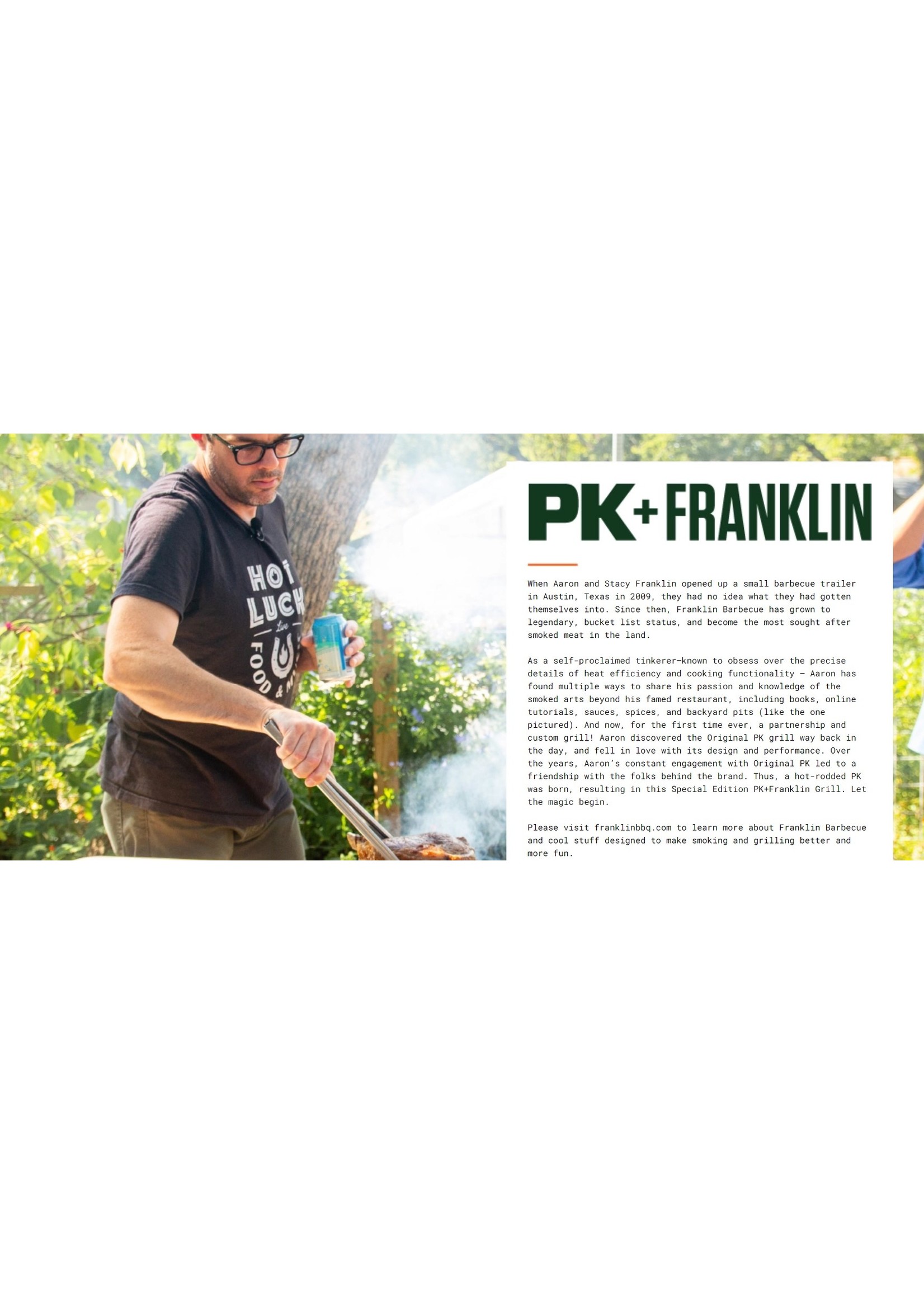 PK Grills PK Grills PK300 Aaron Franklin Edition