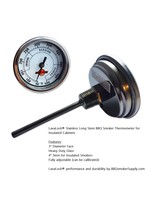 Lava Lock LavaLock® 3" Face 4" Stem BBQ Smoker Thermometer