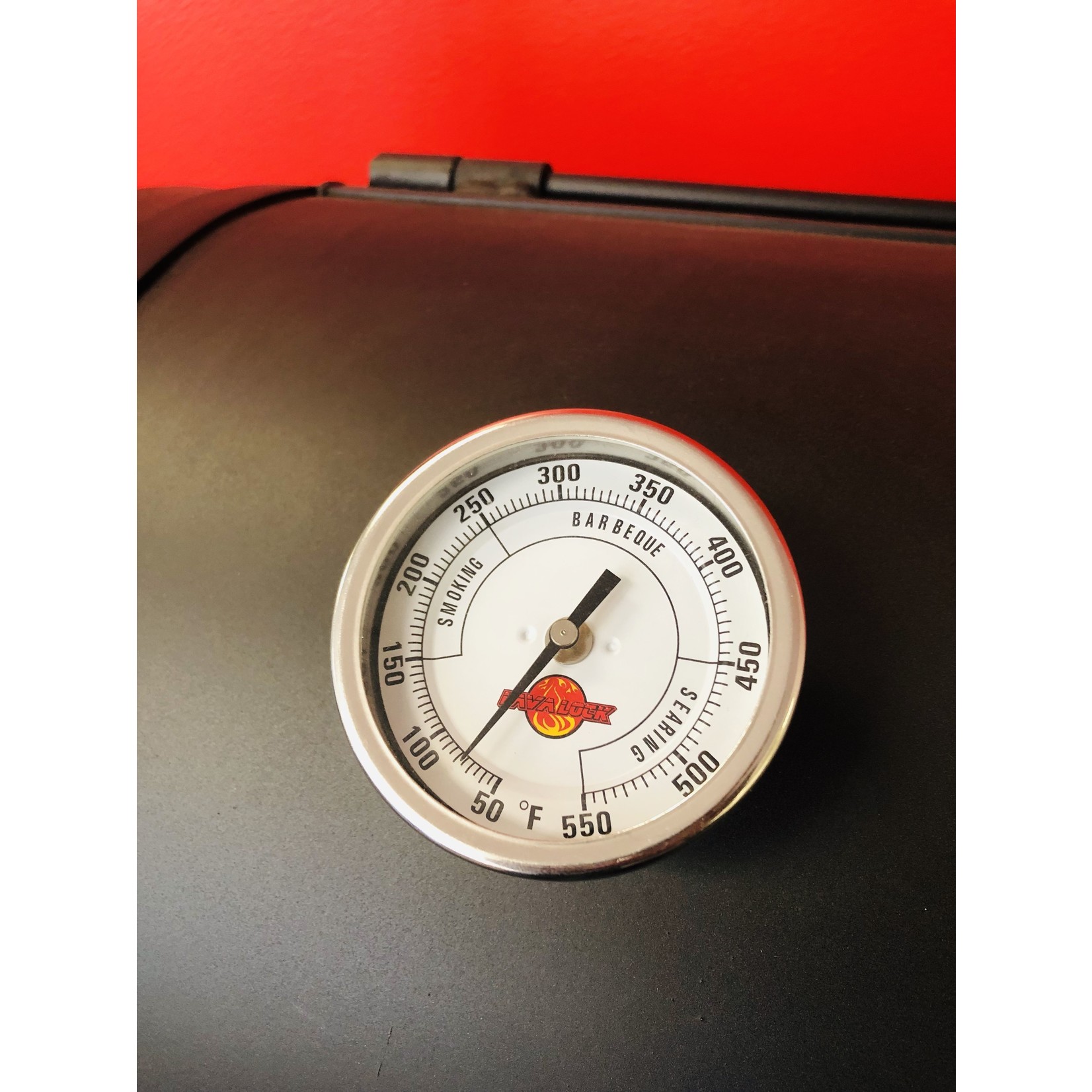 Lava Lock LavaLock® 3" Adjustable Premium BBQ Smoker Thermometer, 2.5" Stem - Fully Adjustable 1/2" NPT