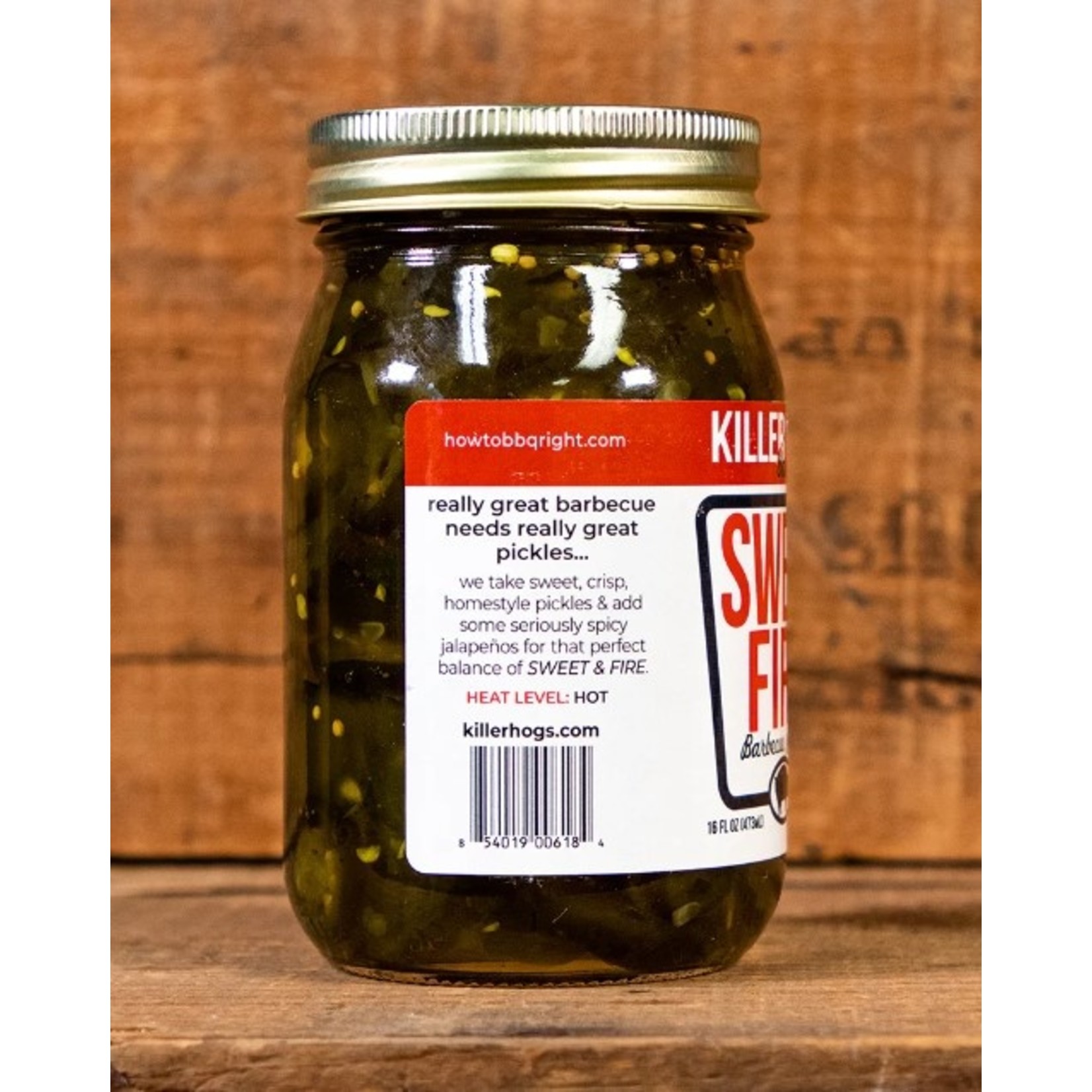 Killer Hogs Barbecue Killer Hogs Sweet Fire BBQ Pickles