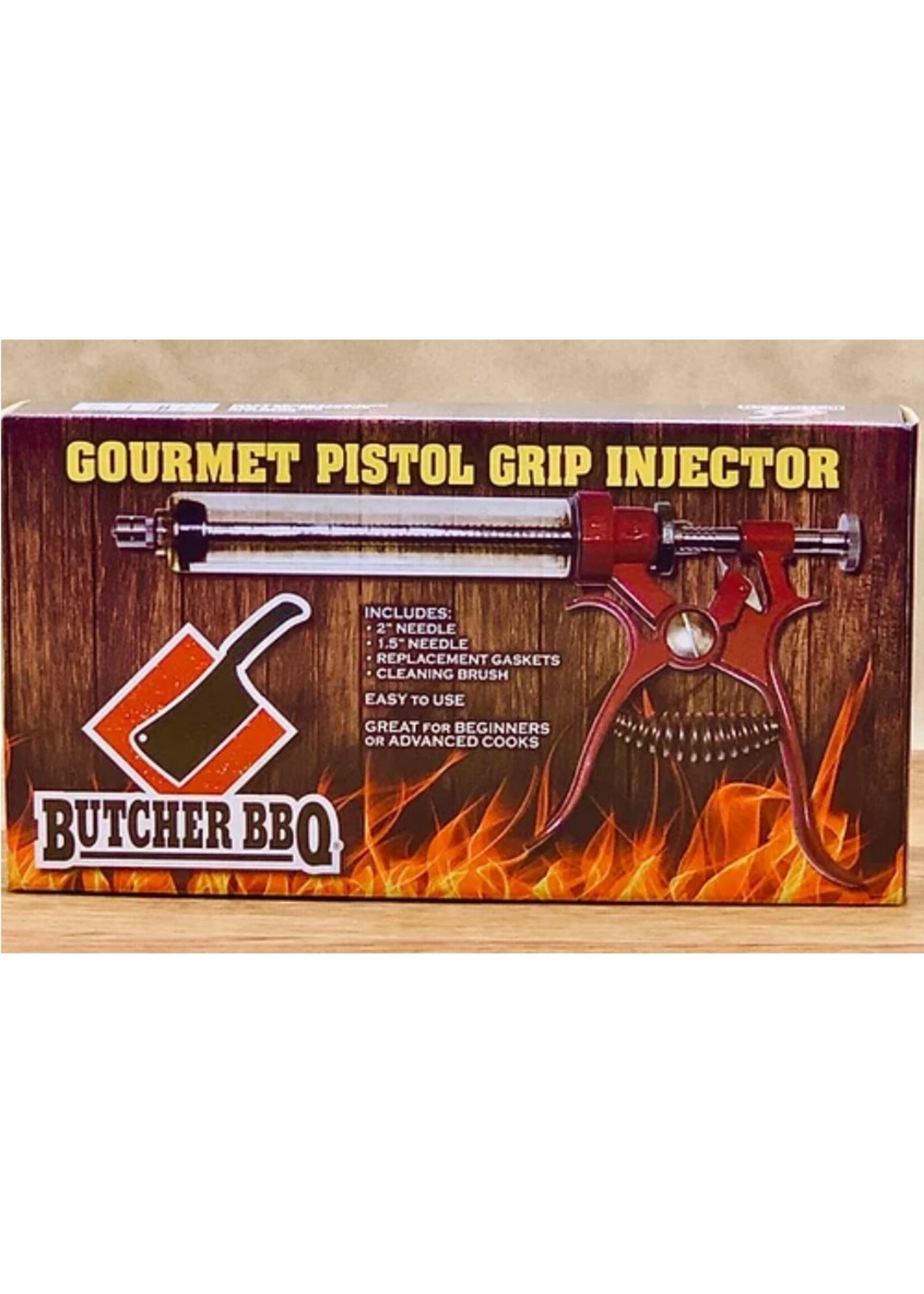 Butcher BBQ Pistol Grip Meat Injector The Grill Guys