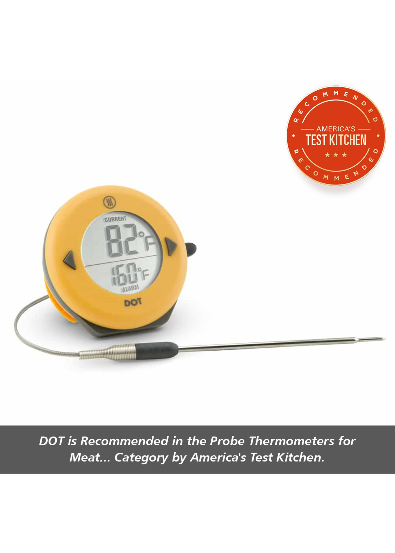 DOT Simple Alarm Thermometer The Grill Guys