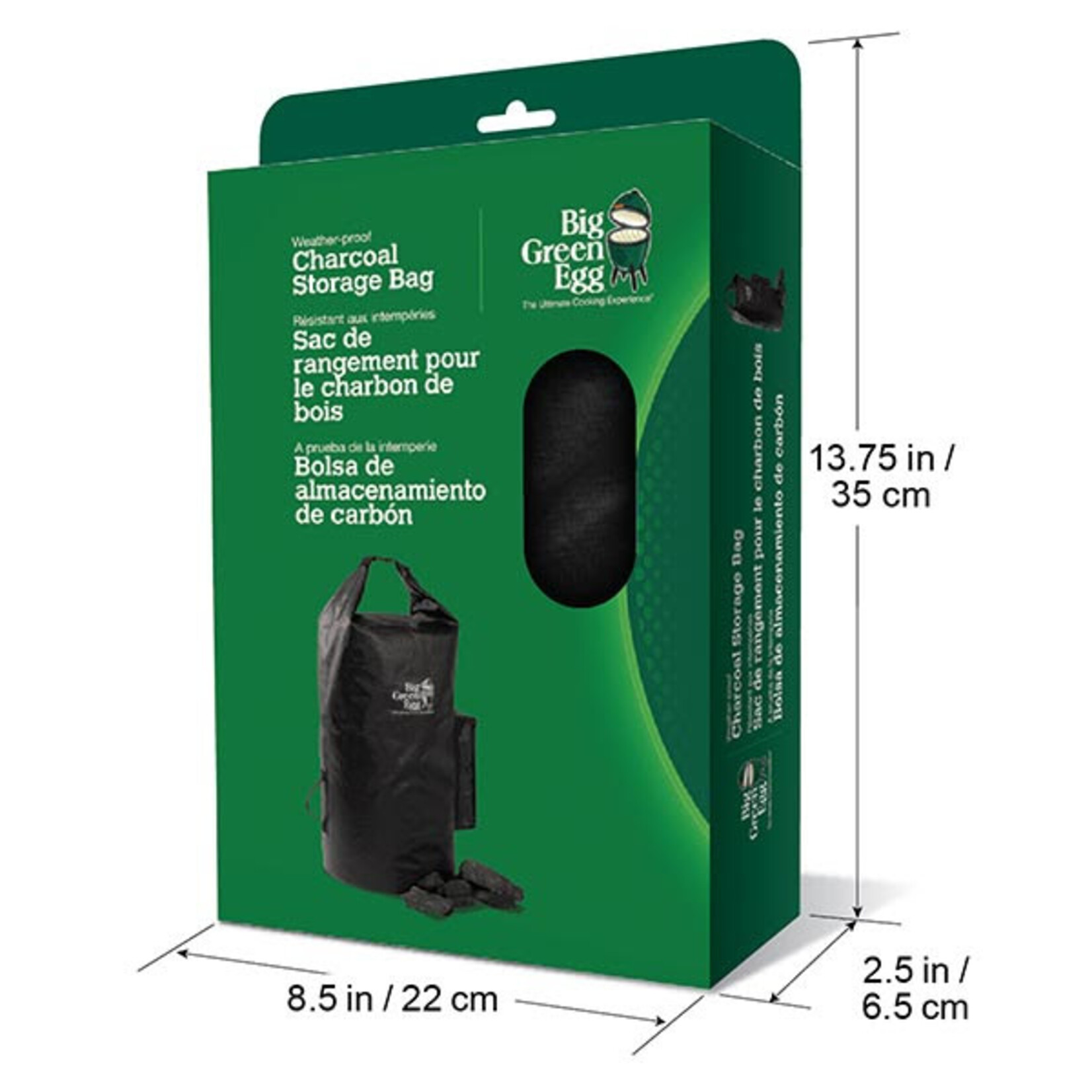 Big Green Egg BGE Weather-Proof Charcoal Storage Bag