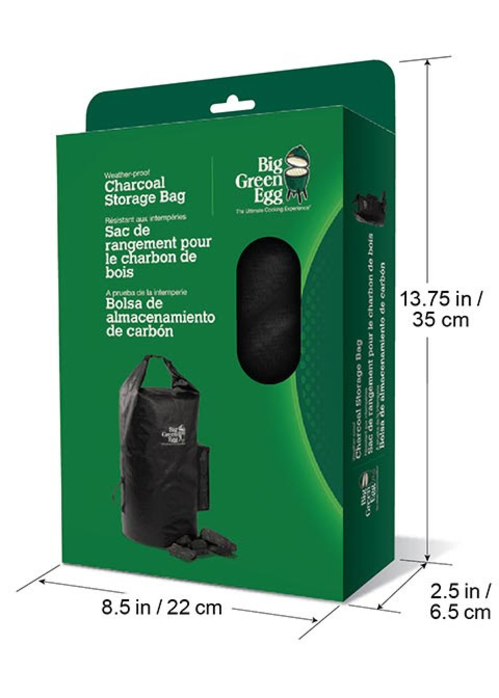 Big Green Egg BGE Weather-Proof Charcoal Storage Bag