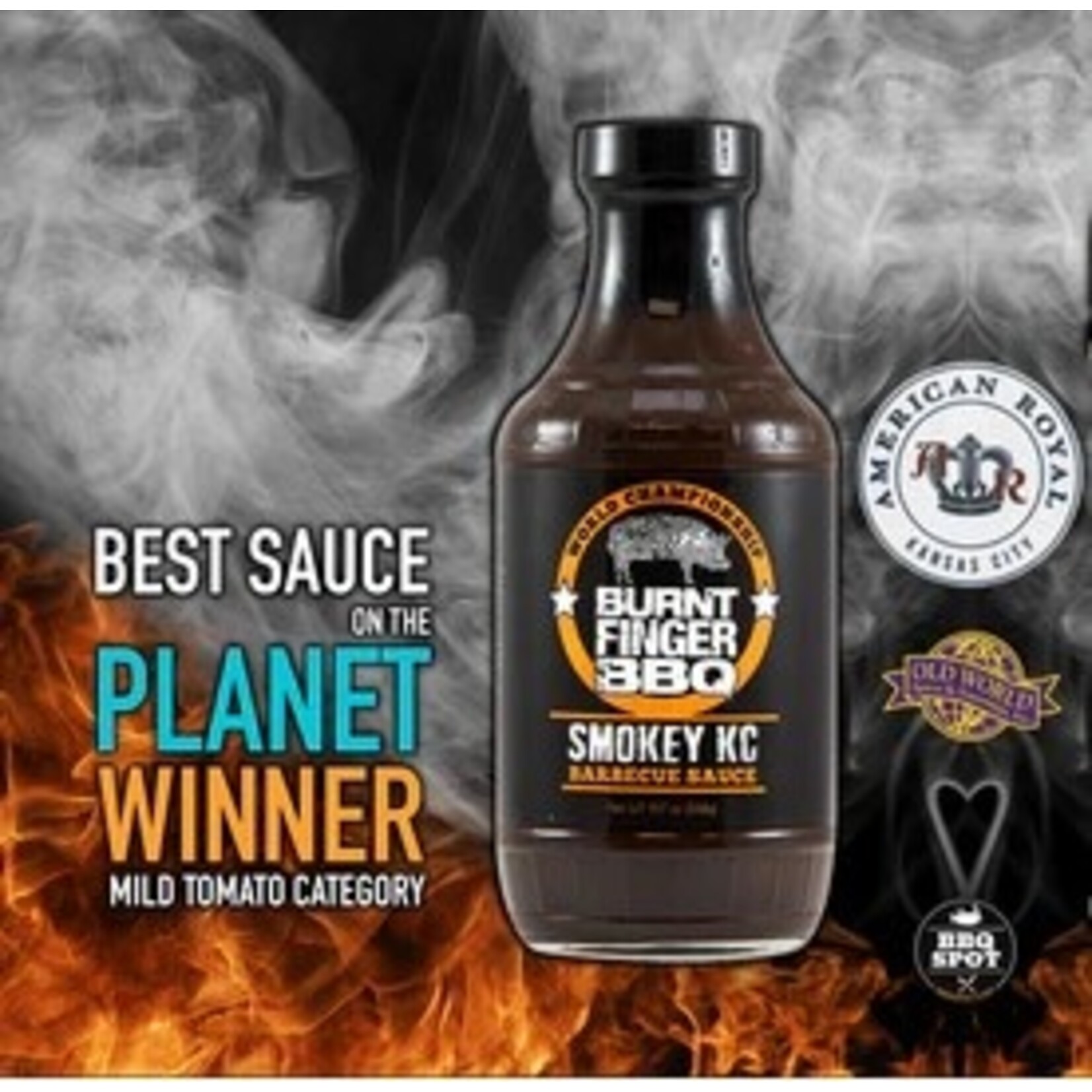 Burnt Finger BBQ Burnt Finger BBQ Smokey KC Barbecue Sauce 19.7oz