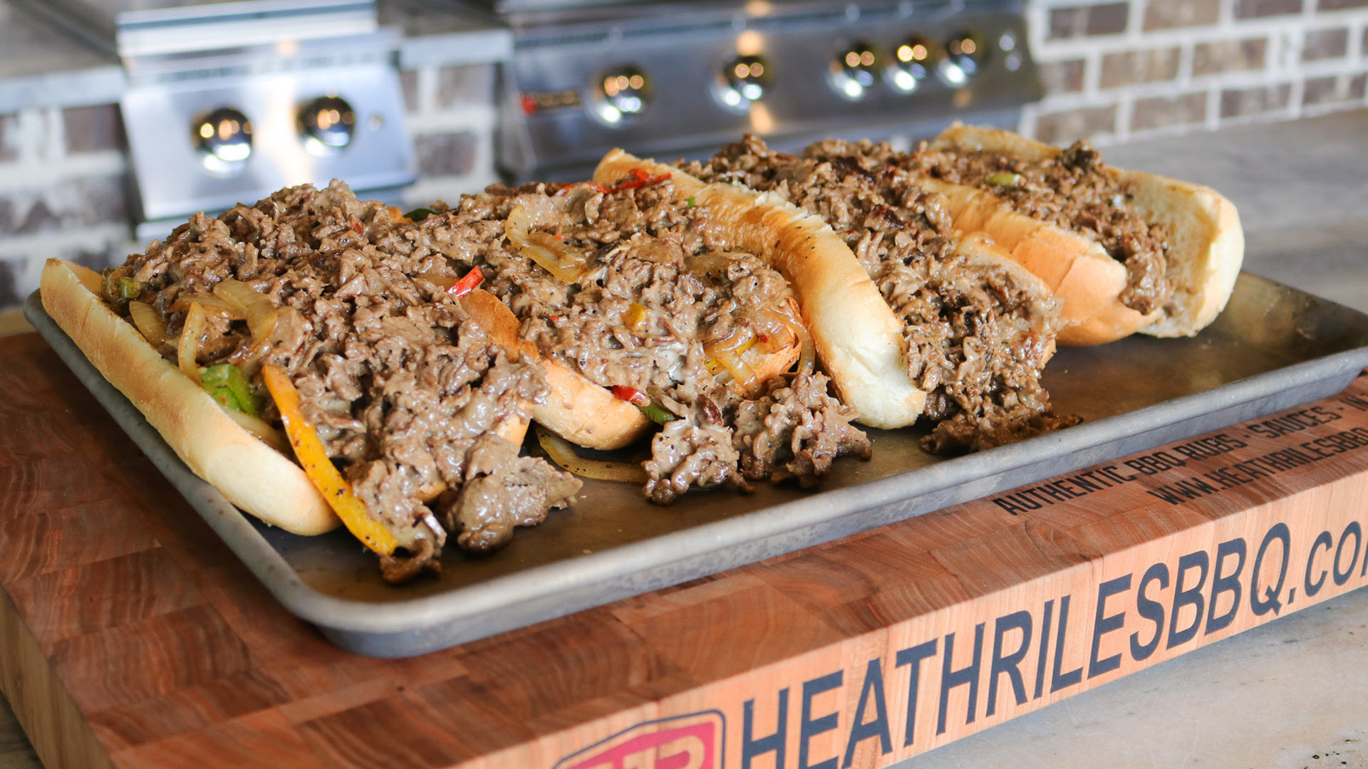 Philly Cheesesteaks on the Griddle