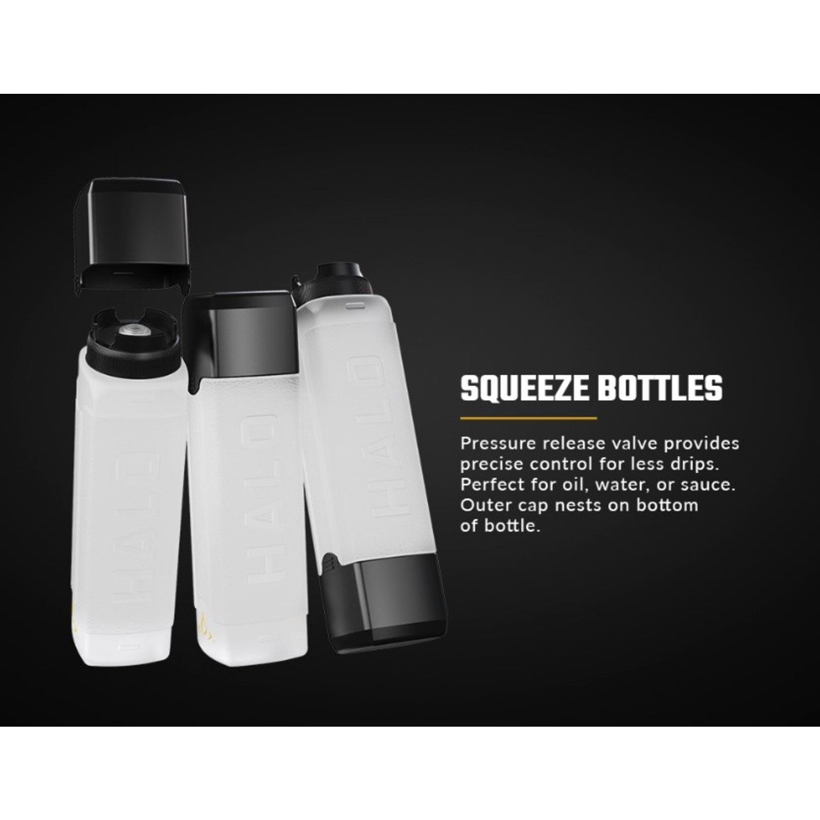 Halo Halo Elite Squeeze Bottles