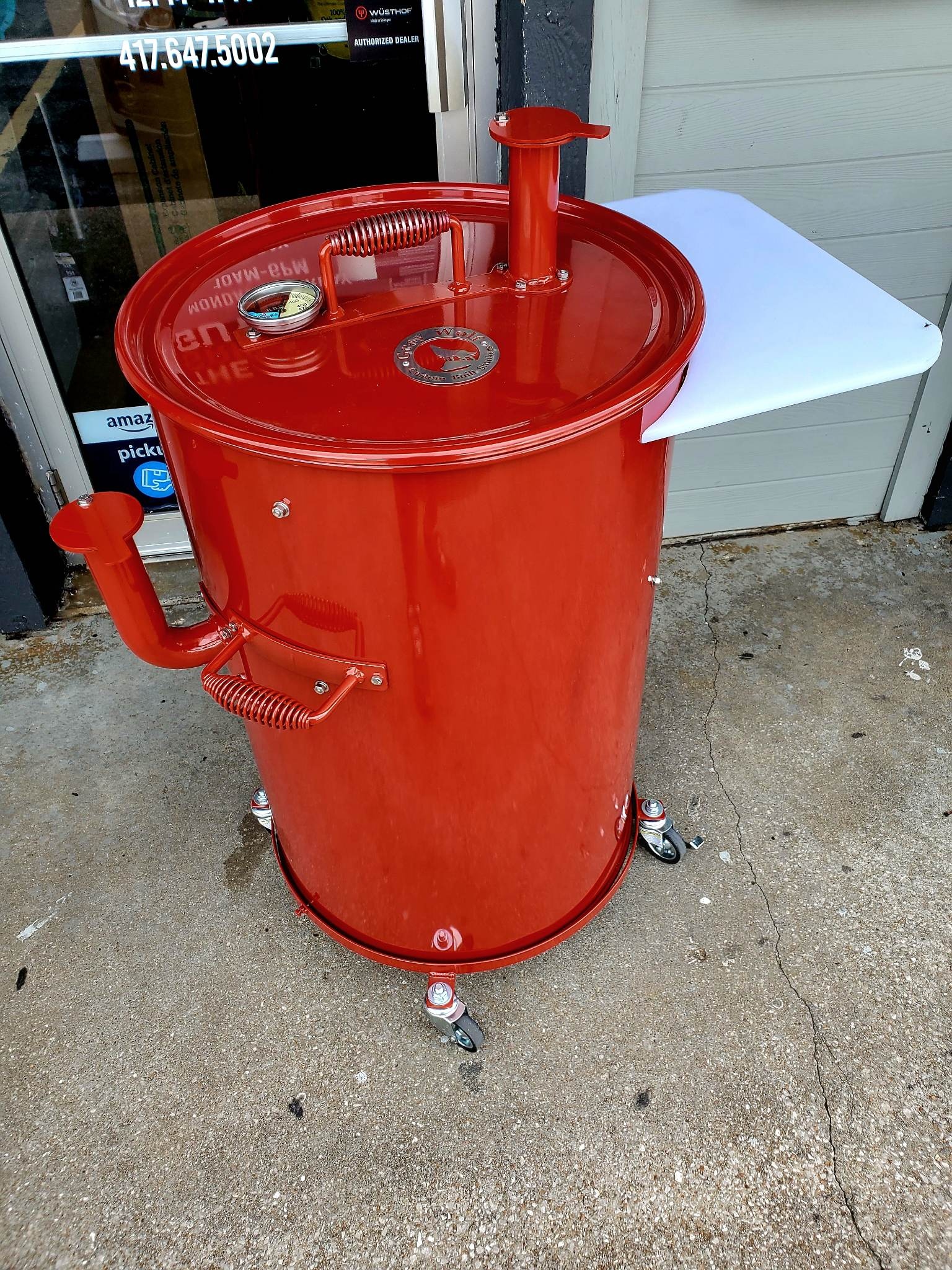 Gray Wolf Drum Smoker The Grill Guys