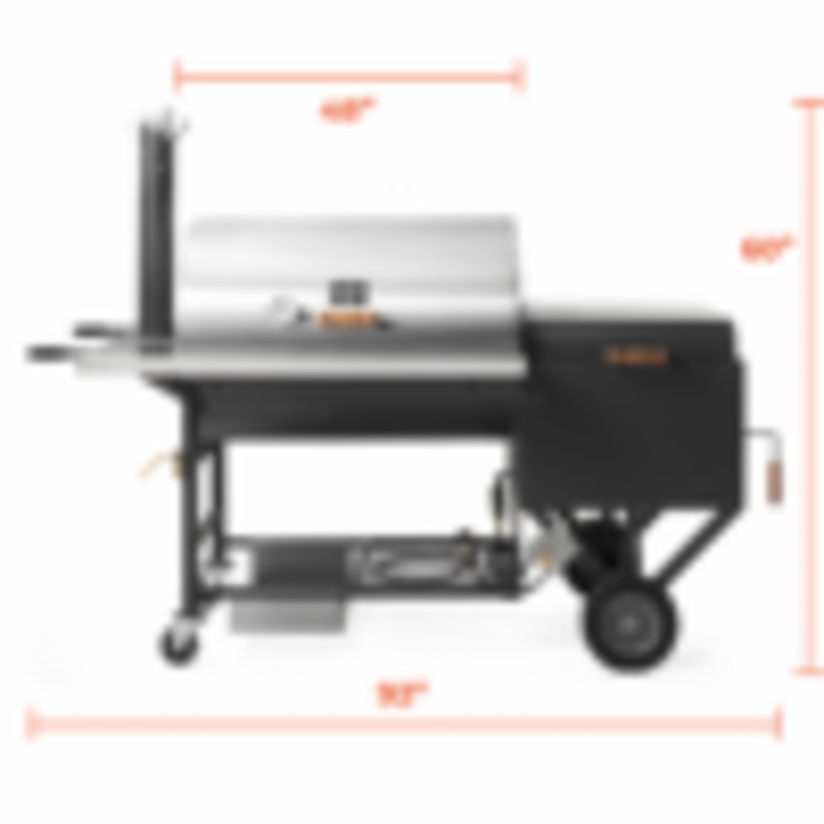 Pitts & Spitts Pitts & Spitts Ultimate Smoker Pit 24x48"