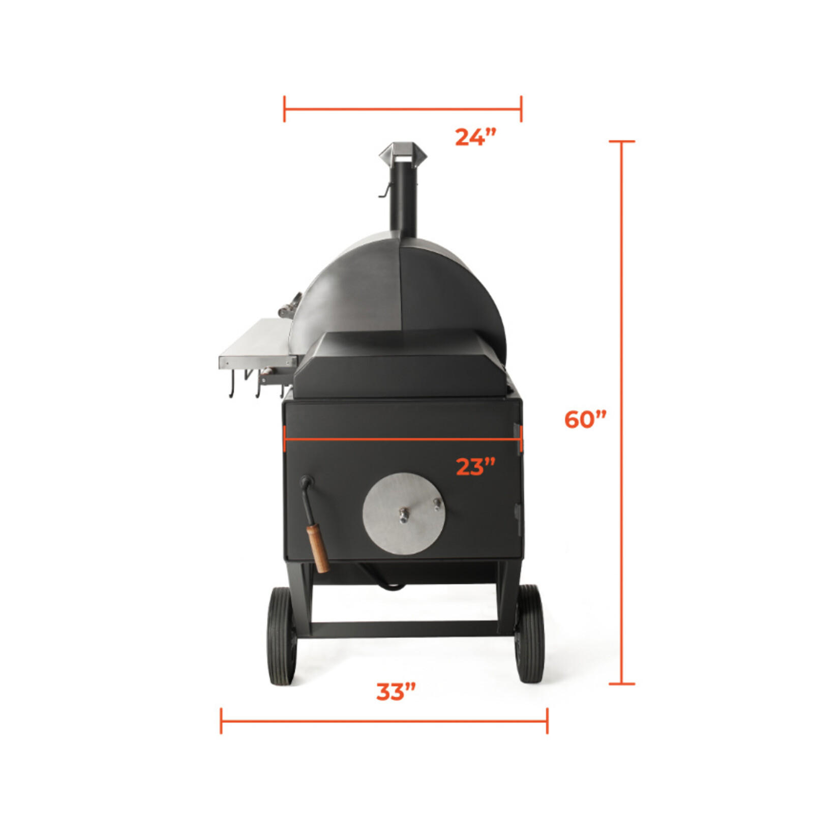 Pitts & Spitts Pitts & Spitts Ultimate Smoker Pit 24x48"
