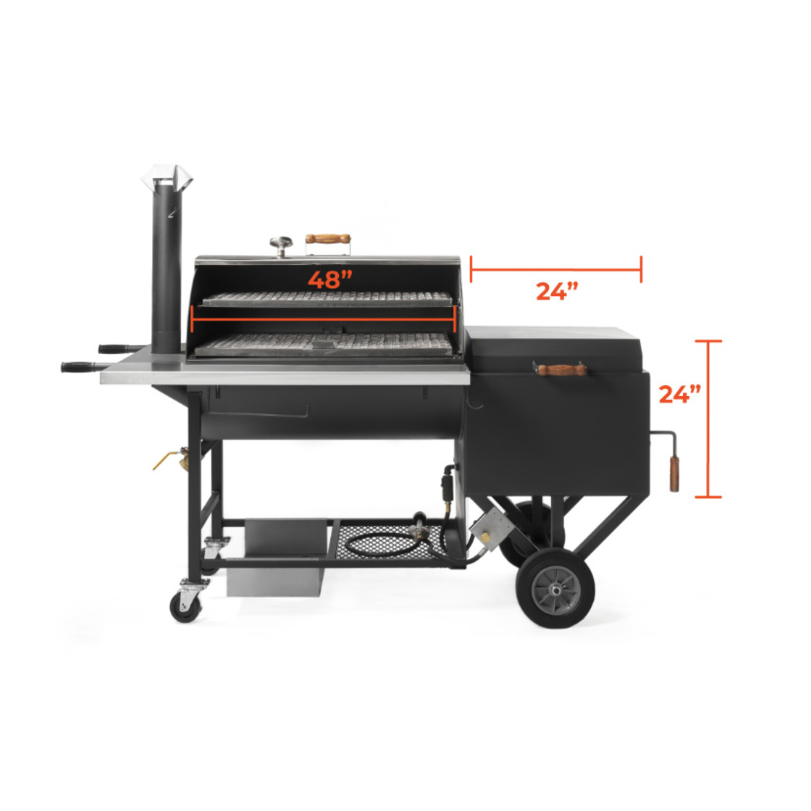 Pitts & Spitts Pitts & Spitts Ultimate Smoker Pit 94 (24x48")