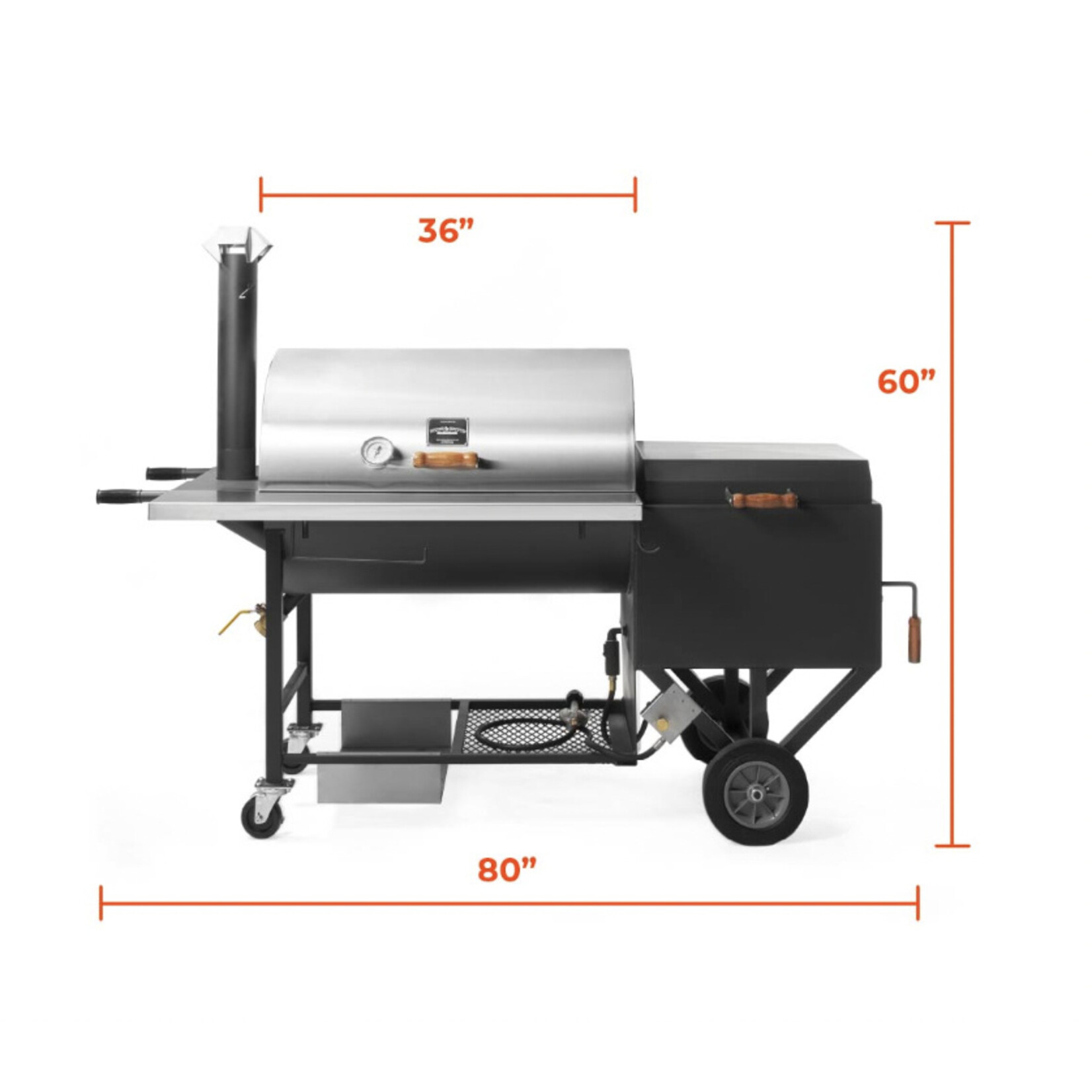 Pitts & Spitts Pitts & Spitts Ultimate Smoker Pit 24x36"