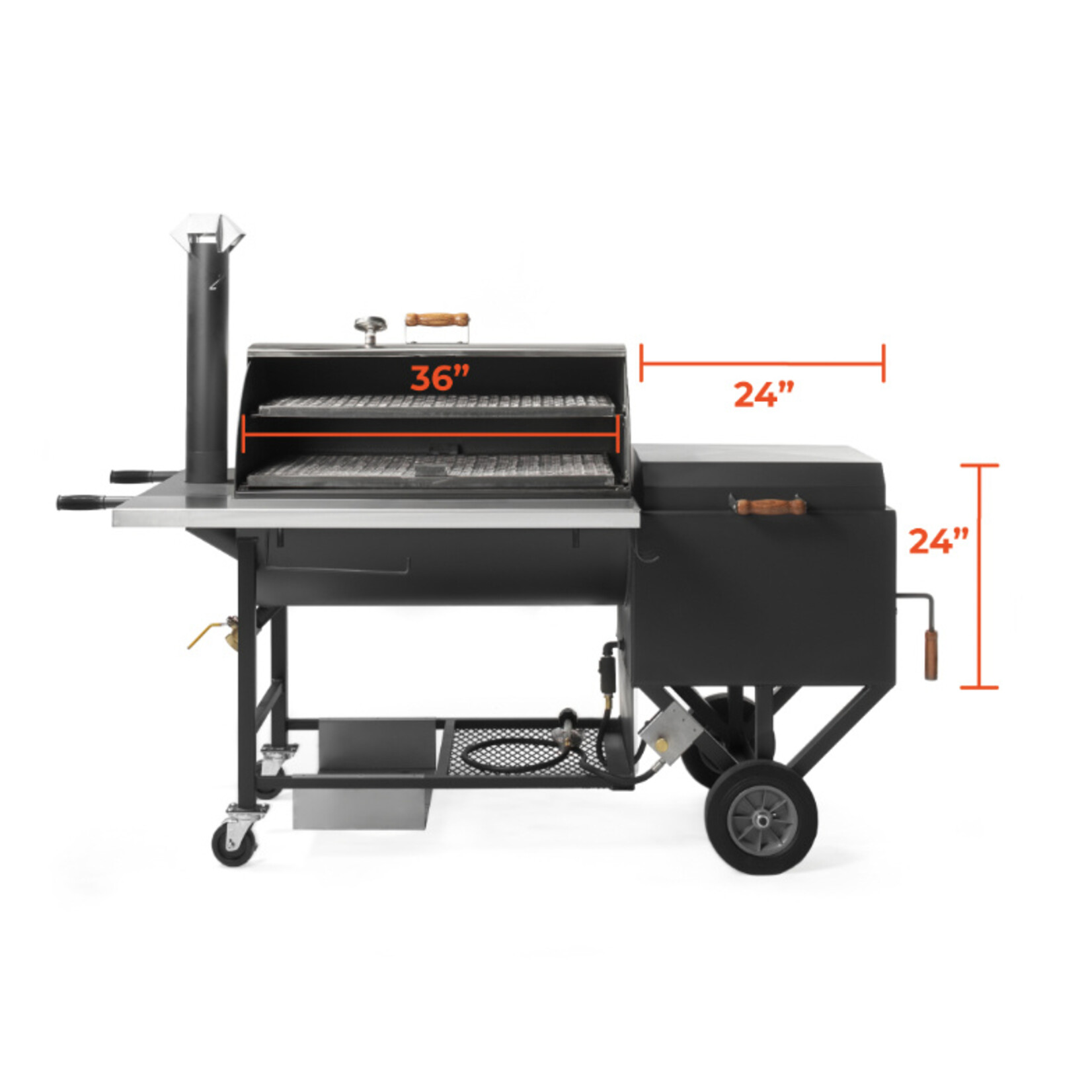 Pitts & Spitts Pitts & Spitts Ultimate Smoker Pit 24x36"