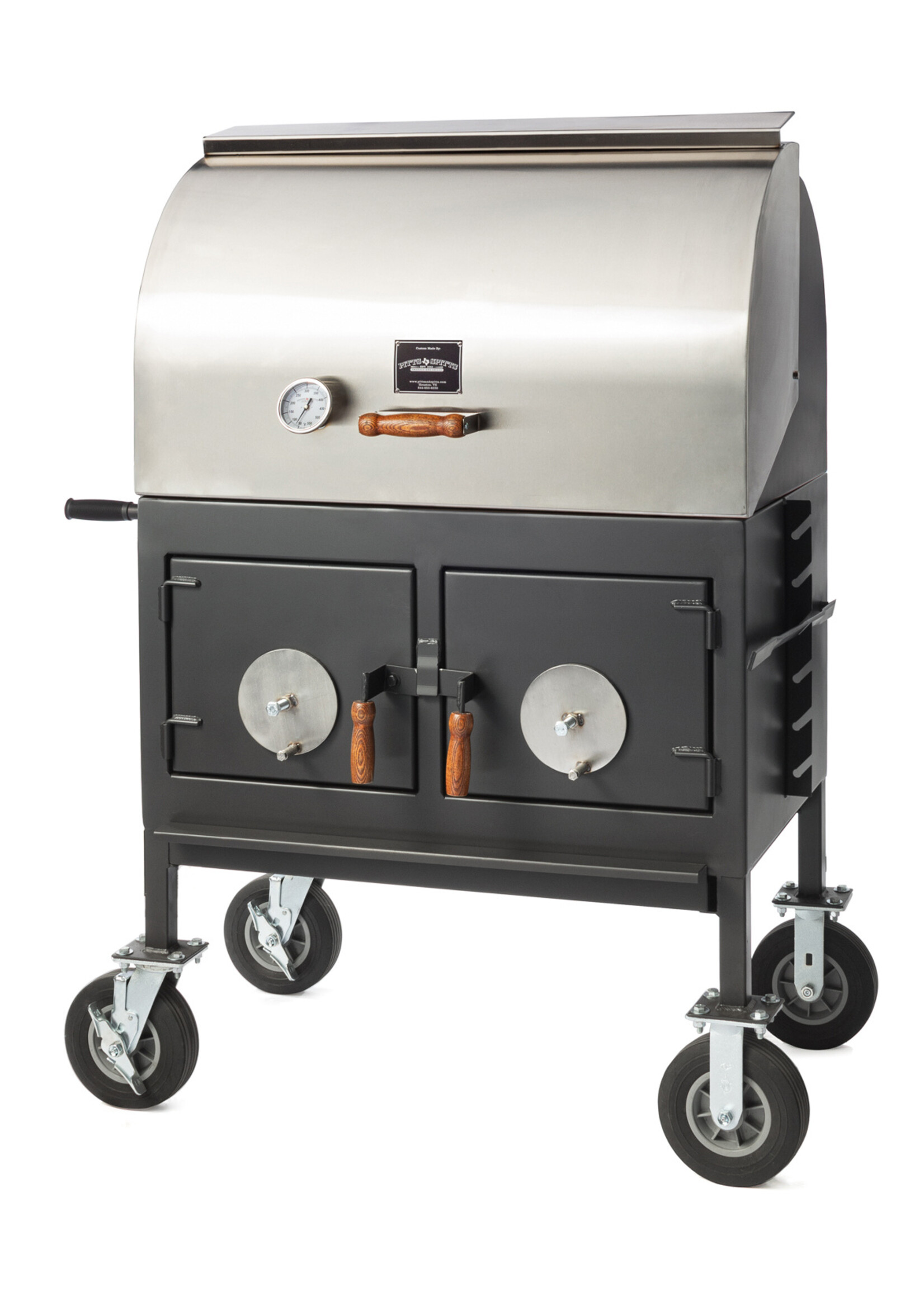 Pitts & Spitts Pitts & Spitts Charcoal Roll Top Grill
