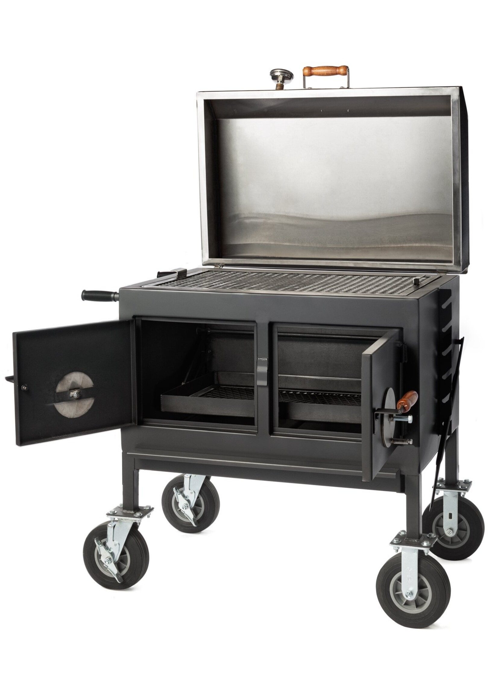 Pitts & Spitts Pitts & Spitts Charcoal Flat Top Grill