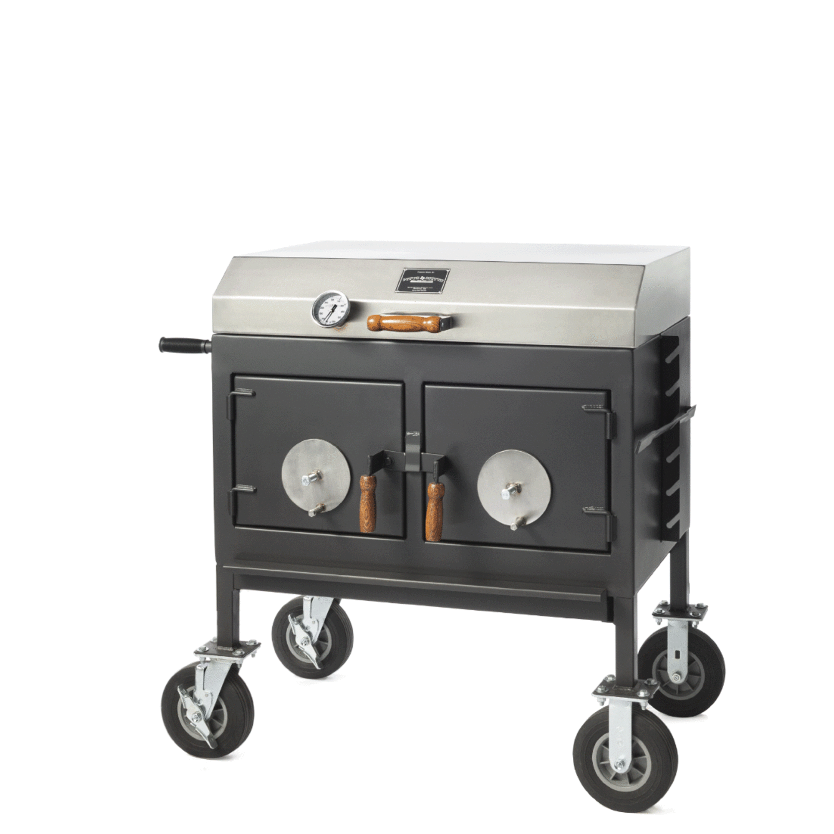 Pitts & Spitts Pitts & Spitts Charcoal Flat Top Grill - 24x36in