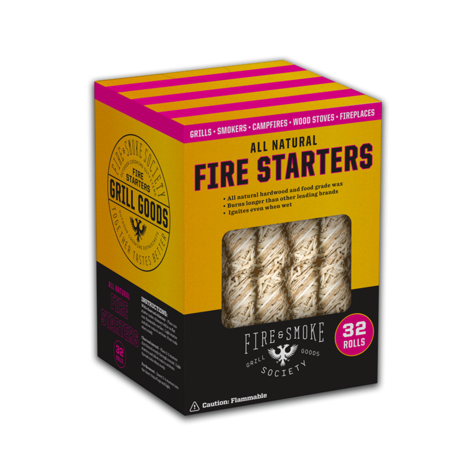 Fire & Smoke Society Fire Starters, 32ct