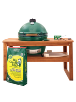 Big Green Egg BGE Acacia Table Package w/ Casters - XL