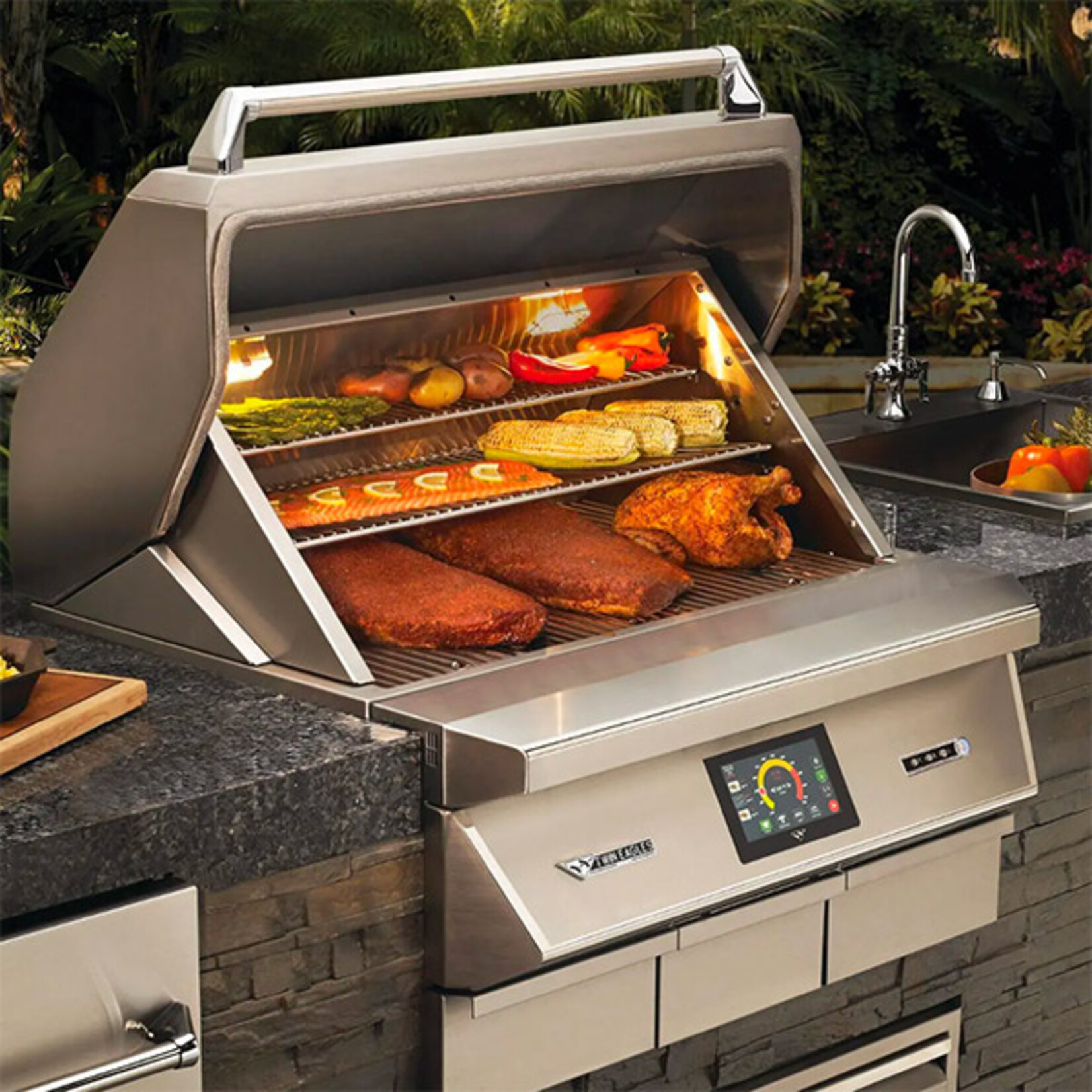 Twin Eagles Twin Eagles 36" Pellet Grill / Smoker Freestanding Package