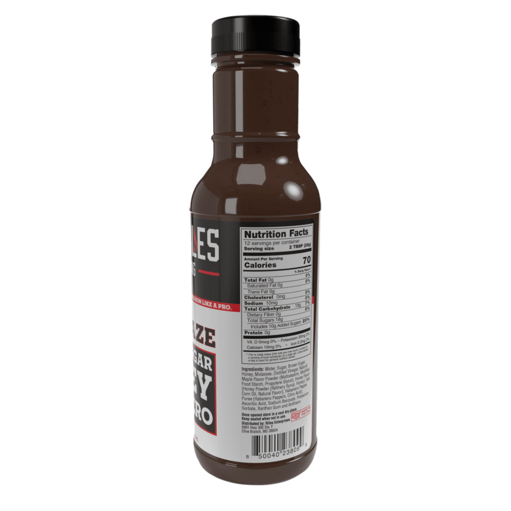 Heath Riles Heath Riles Brown Sugar Honey Habanero Glaze 12oz.