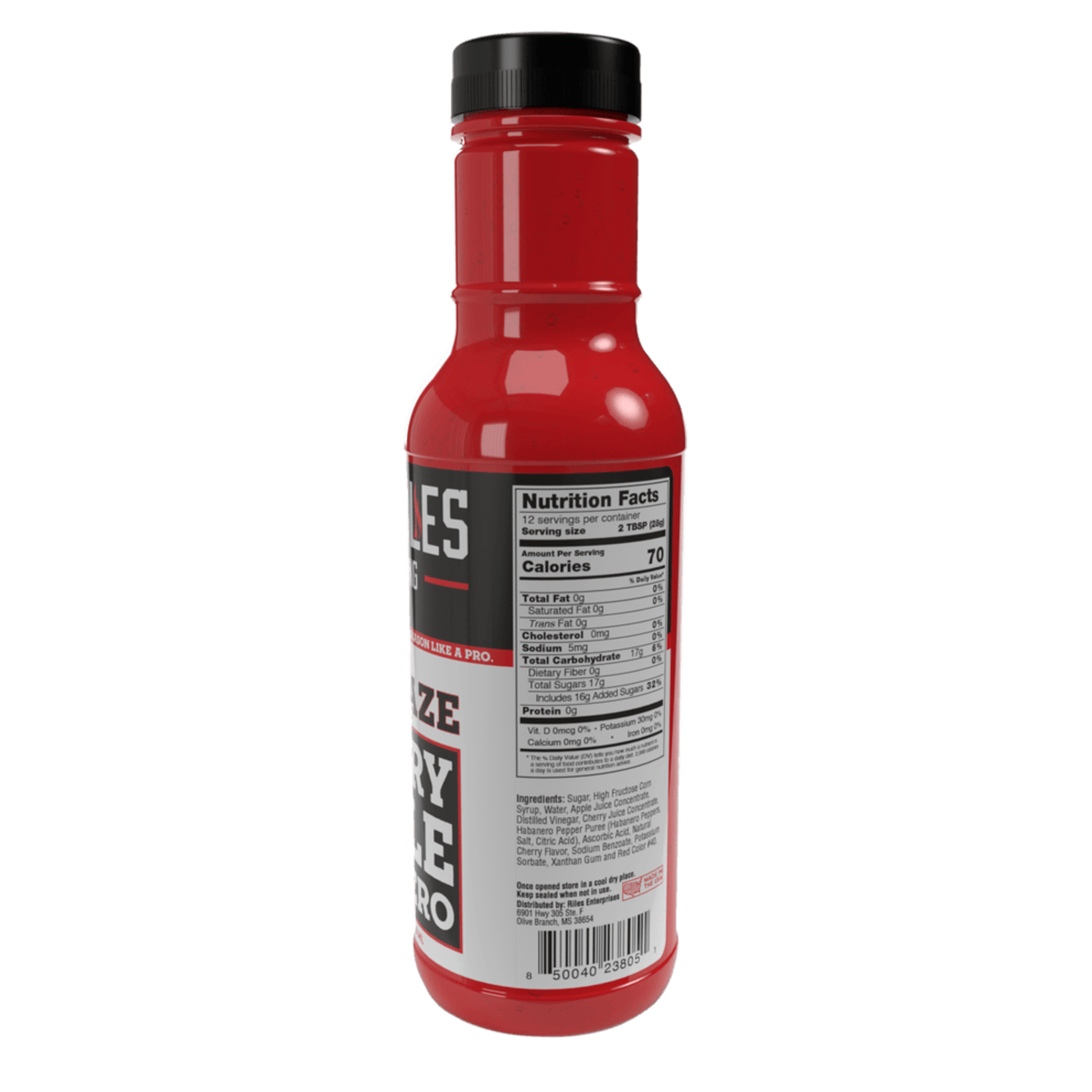 Heath Riles Heath Riles Cherry Apple Habanero Glaze 12oz