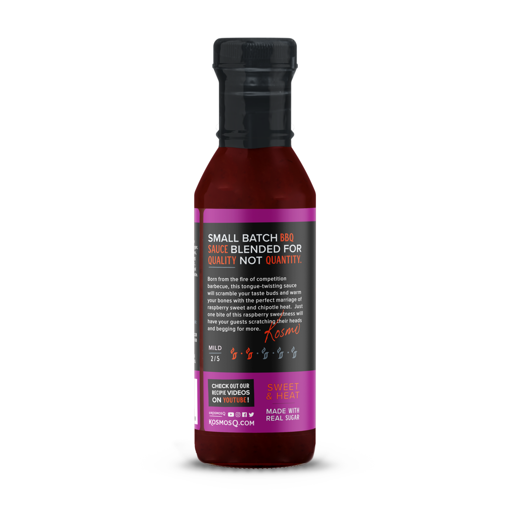 Kosmos Q Kosmos Q Raspberry Chipotle BBQ Sauce 16.5oz