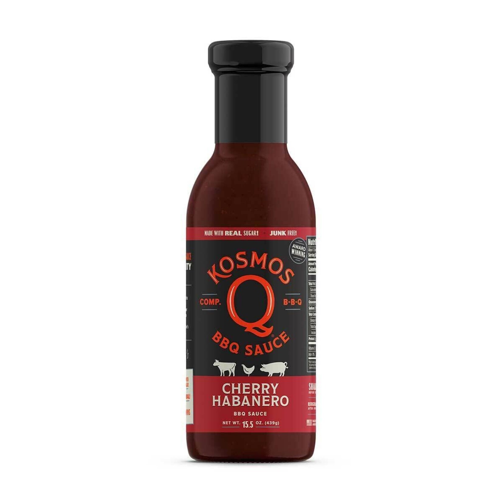 Kosmos Q Kosmos Q Cherry Habanero BBQ Sauce 15.5oz