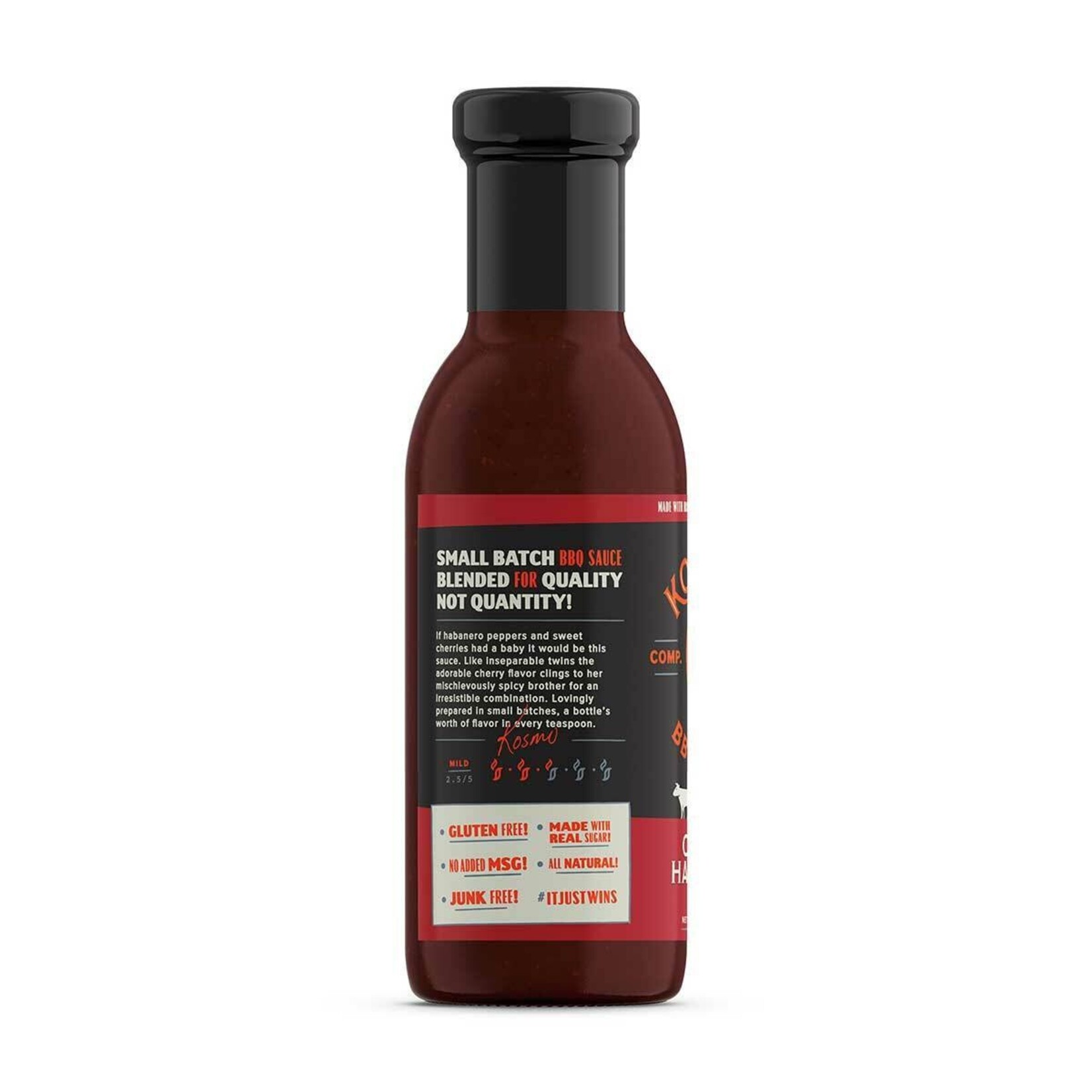 Kosmos Q Kosmos Q Cherry Habanero BBQ Sauce 15.5oz