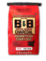 B & B Charcoal B&B Competition Char-Logs 30lbs