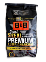B & B Charcoal B&B XL Texas Size Premium Lump Charcoal