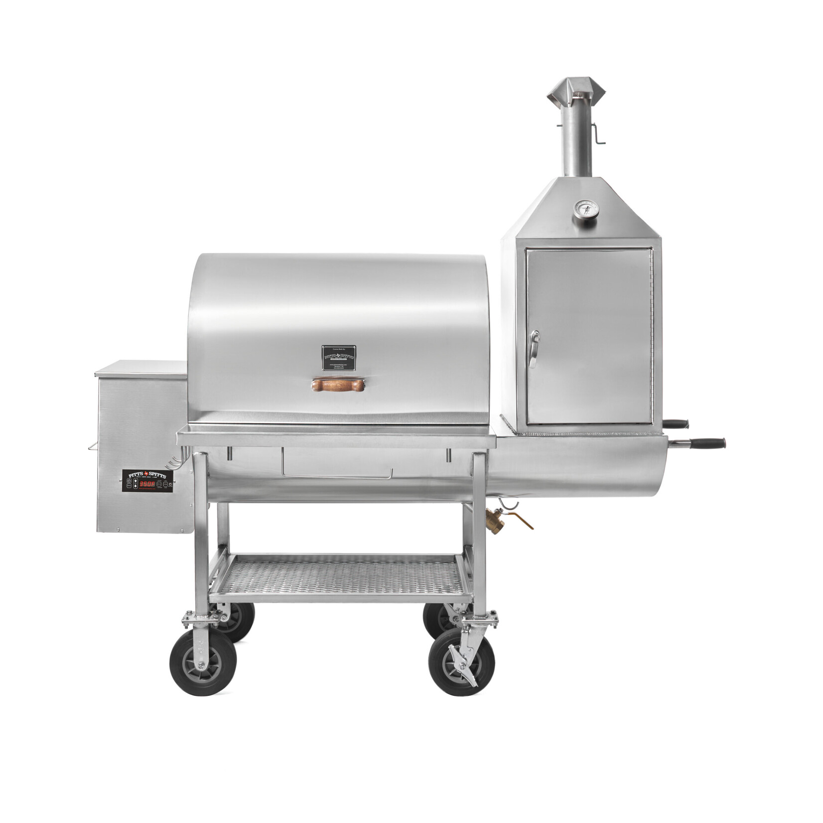 Pitts & Spitts Pitts & Spitts Maverick 2000 Upright Pellet Grill - Stainless