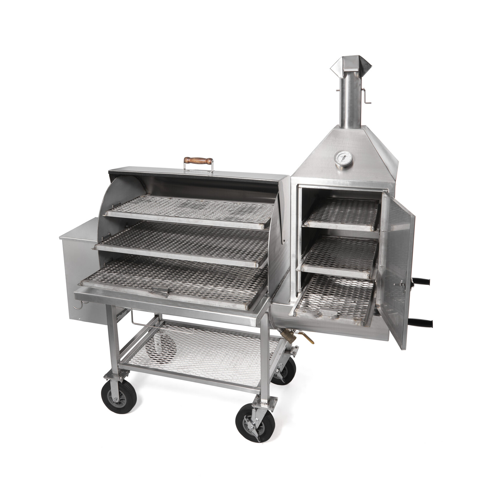 Pitts & Spitts Pitts & Spitts Maverick 2000 Upright Pellet Grill - Stainless