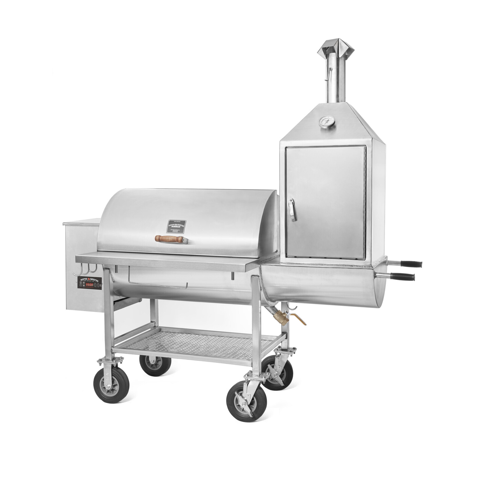 Pitts & Spitts Pitts & Spitts Maverick 1250 Upright Pellet Grill - Stainless