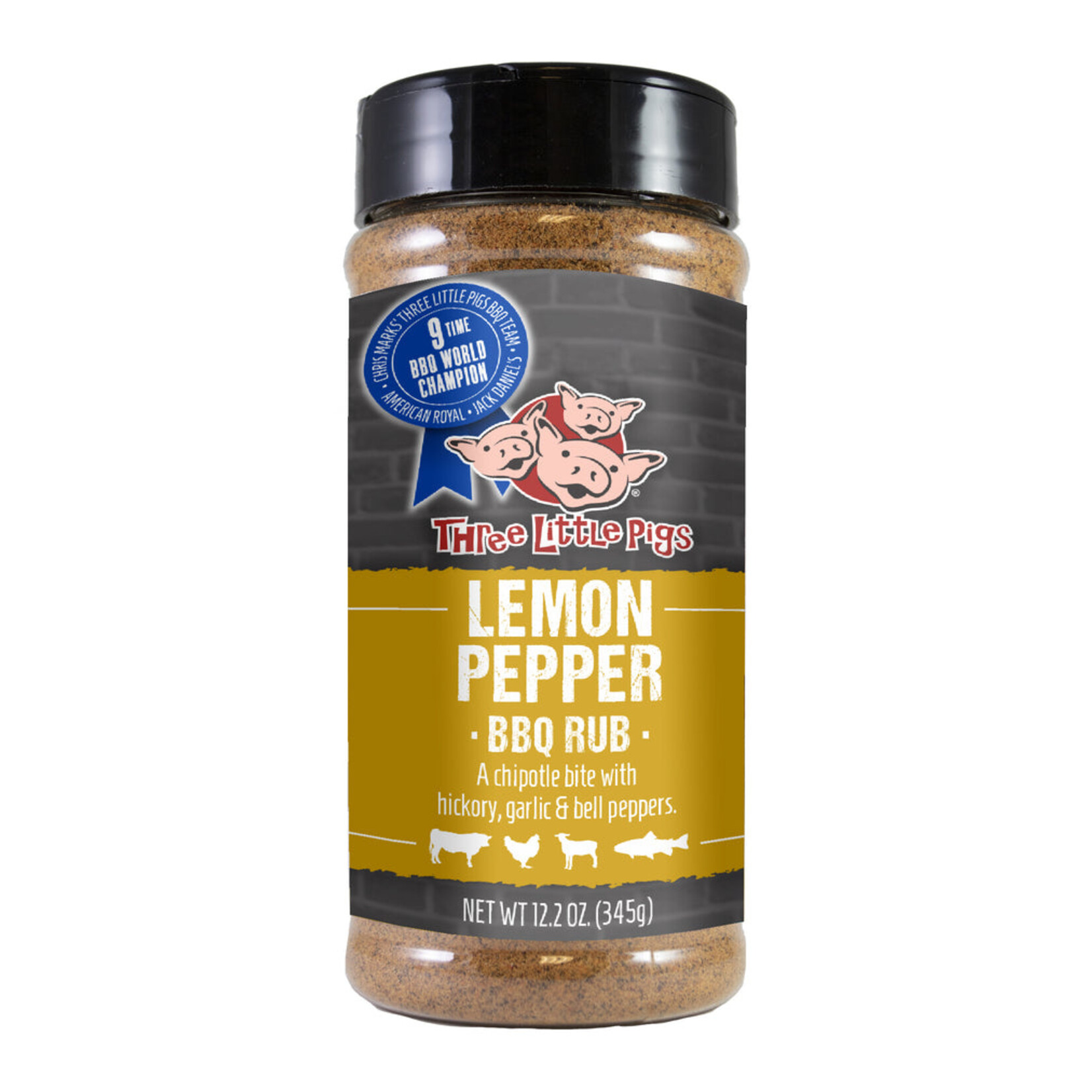 Three Little Pigs Three Little Pigs Lemon Pepper 12.2oz