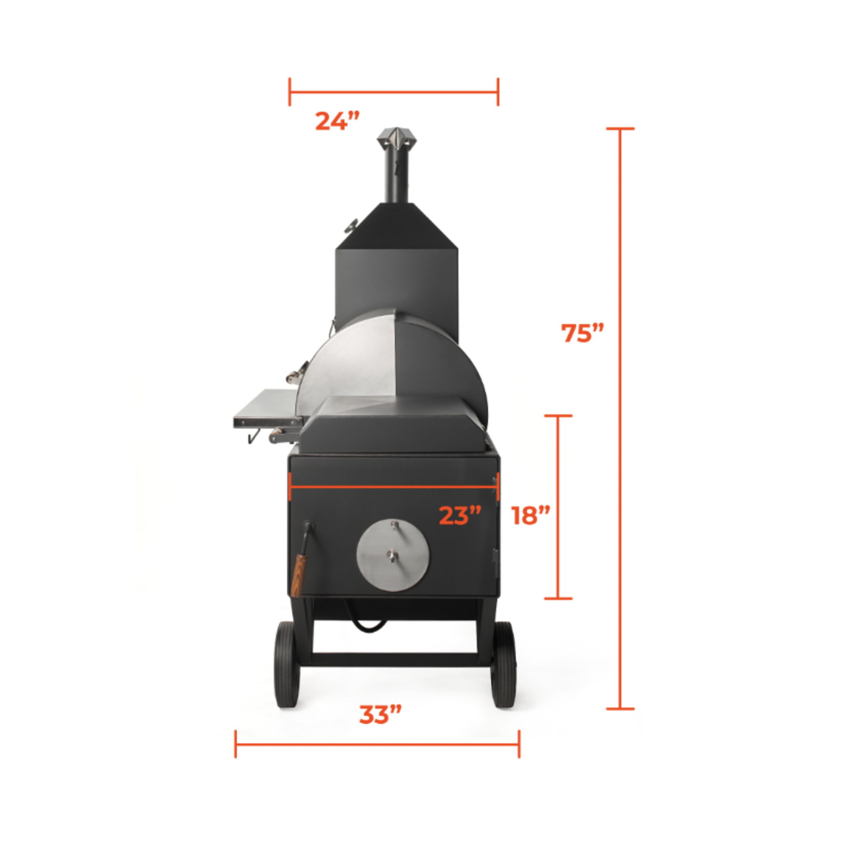 Pitts & Spitts Pitts & Spitts Ultimate Upright Smoker Pit 24"x48"