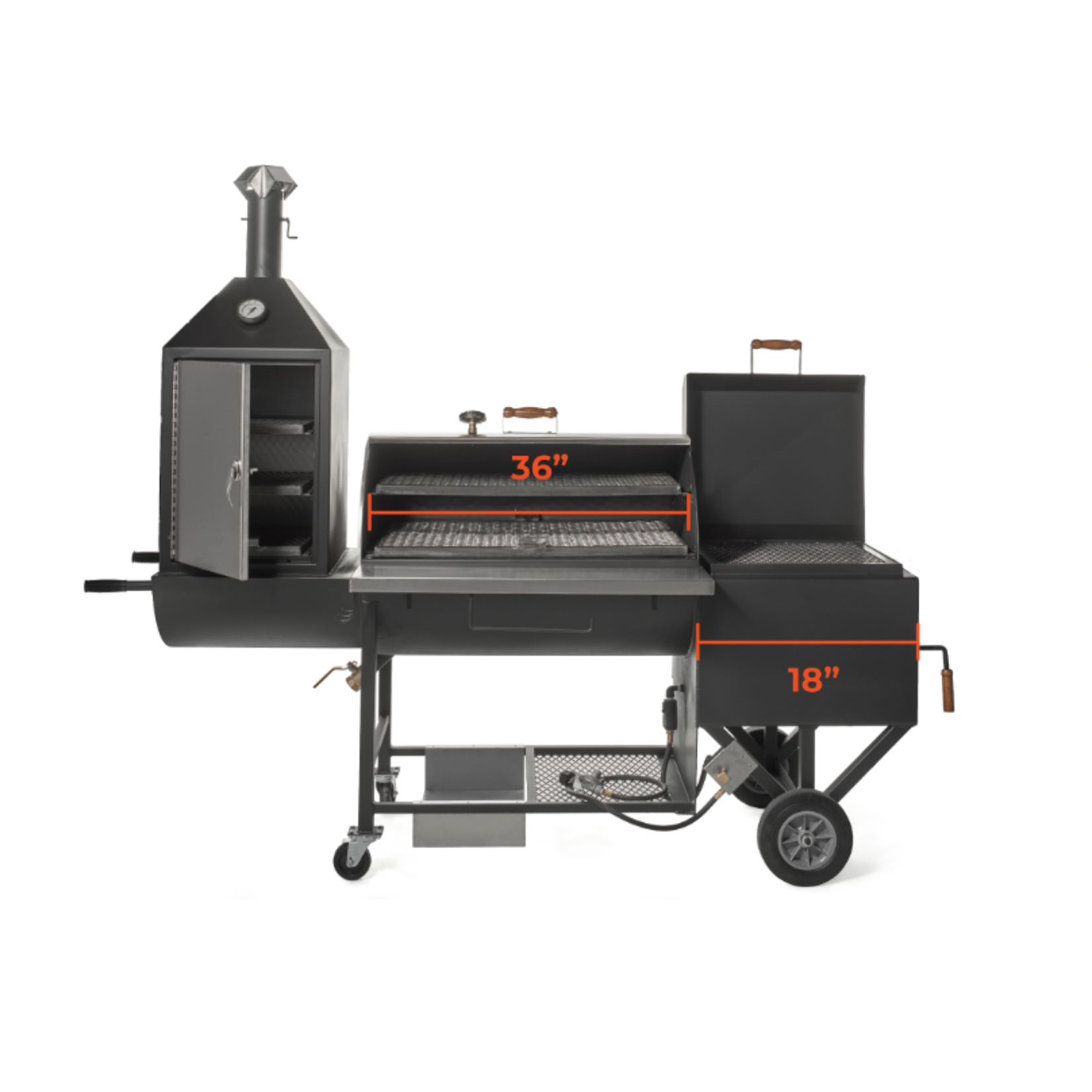Pitts & Spitts Pitts & Spitts Ultimate Upright Smoker Pit 24"x36"