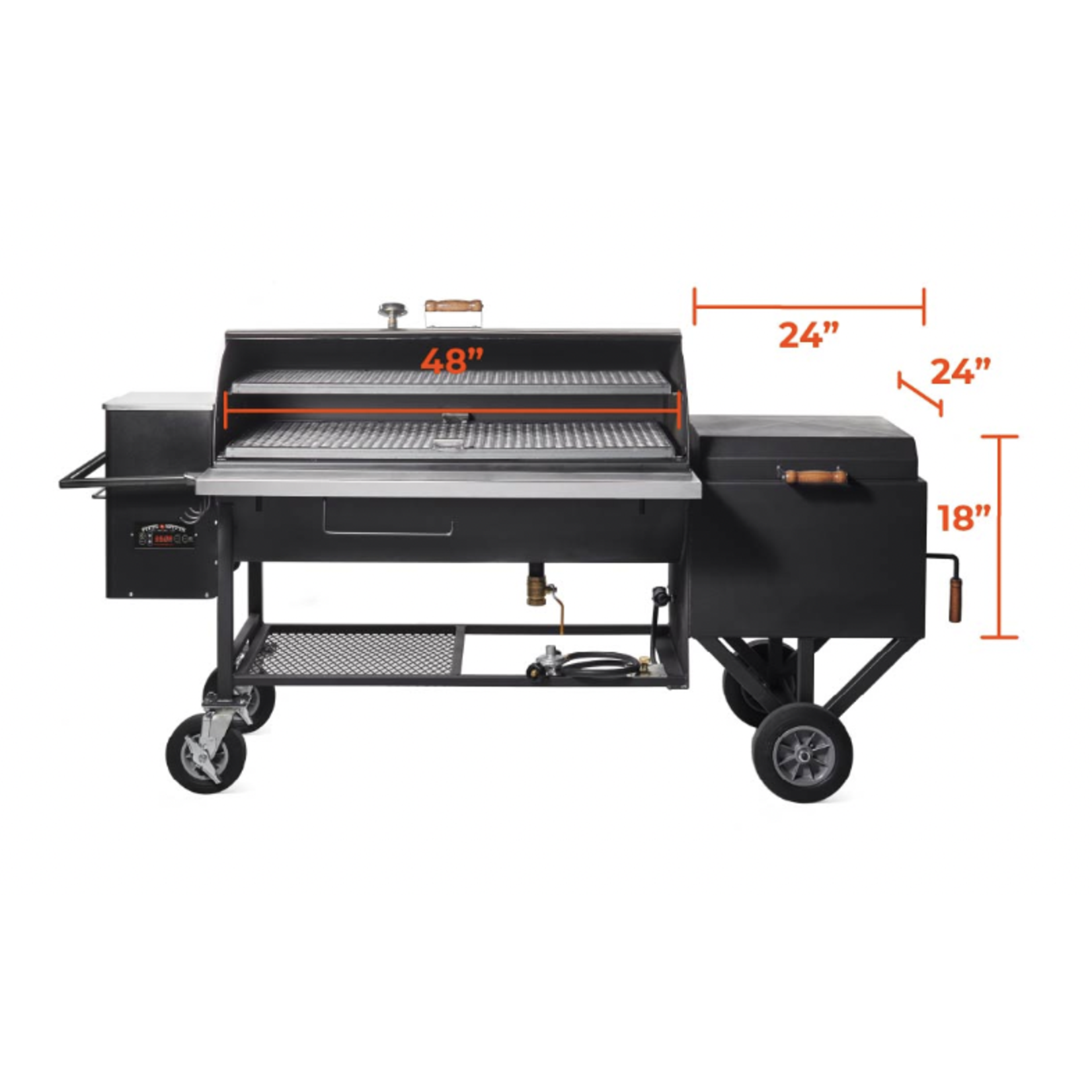 Pitts & Spitts Pitts & Spitts Hybrid Smoker
