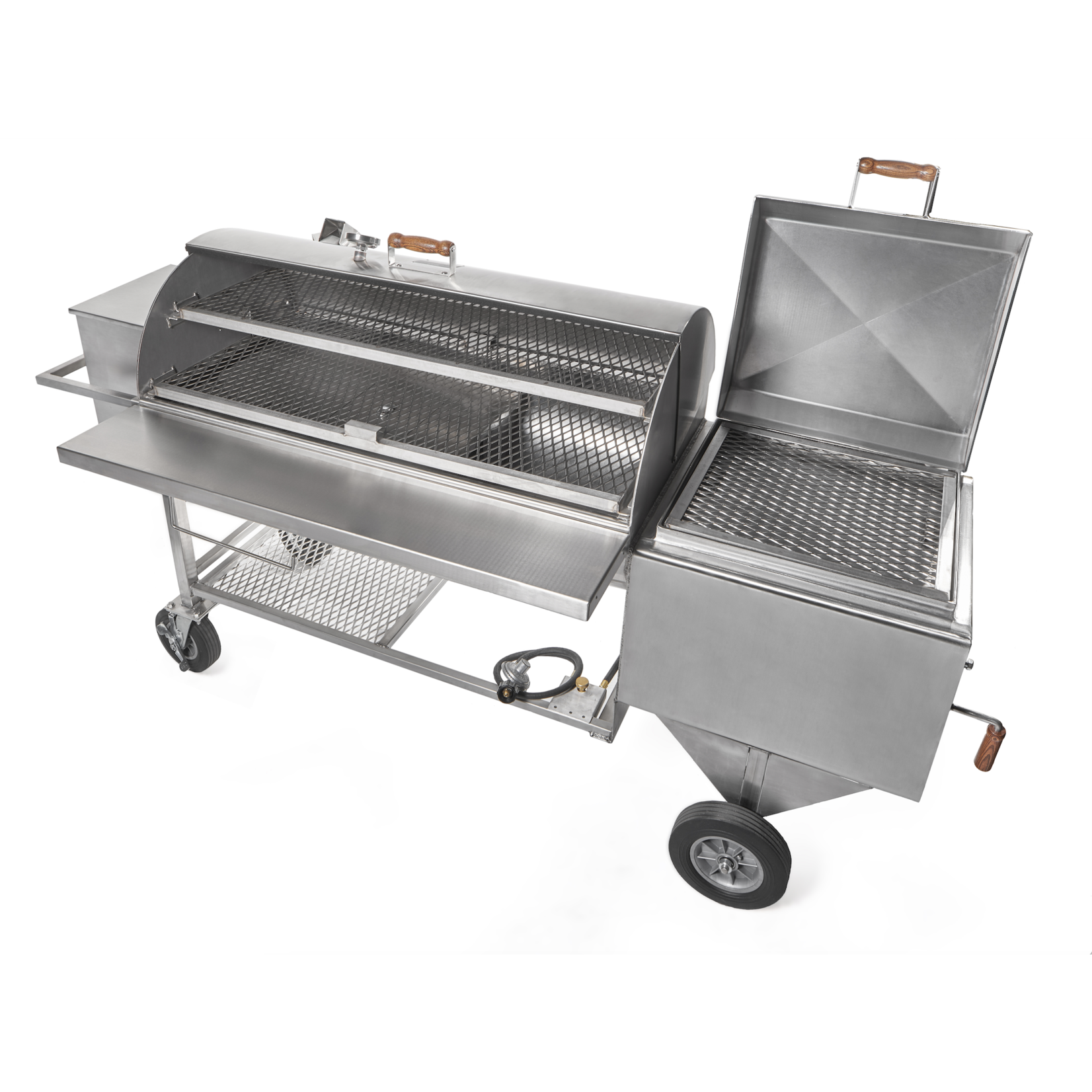 Pitts & Spitts Pitts & Spitts Hybrid Smoker - Stainless