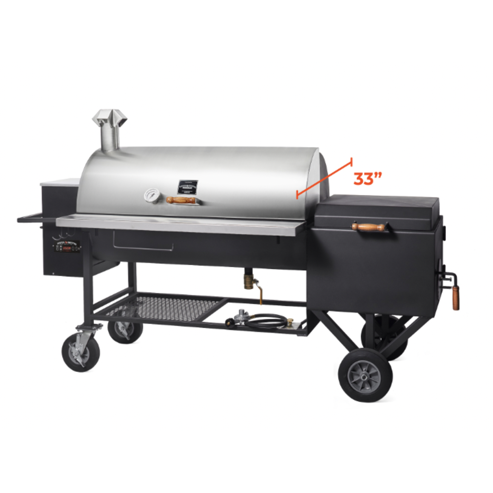 Pitts & Spitts Pitts & Spitts Hybrid Smoker - Stainless