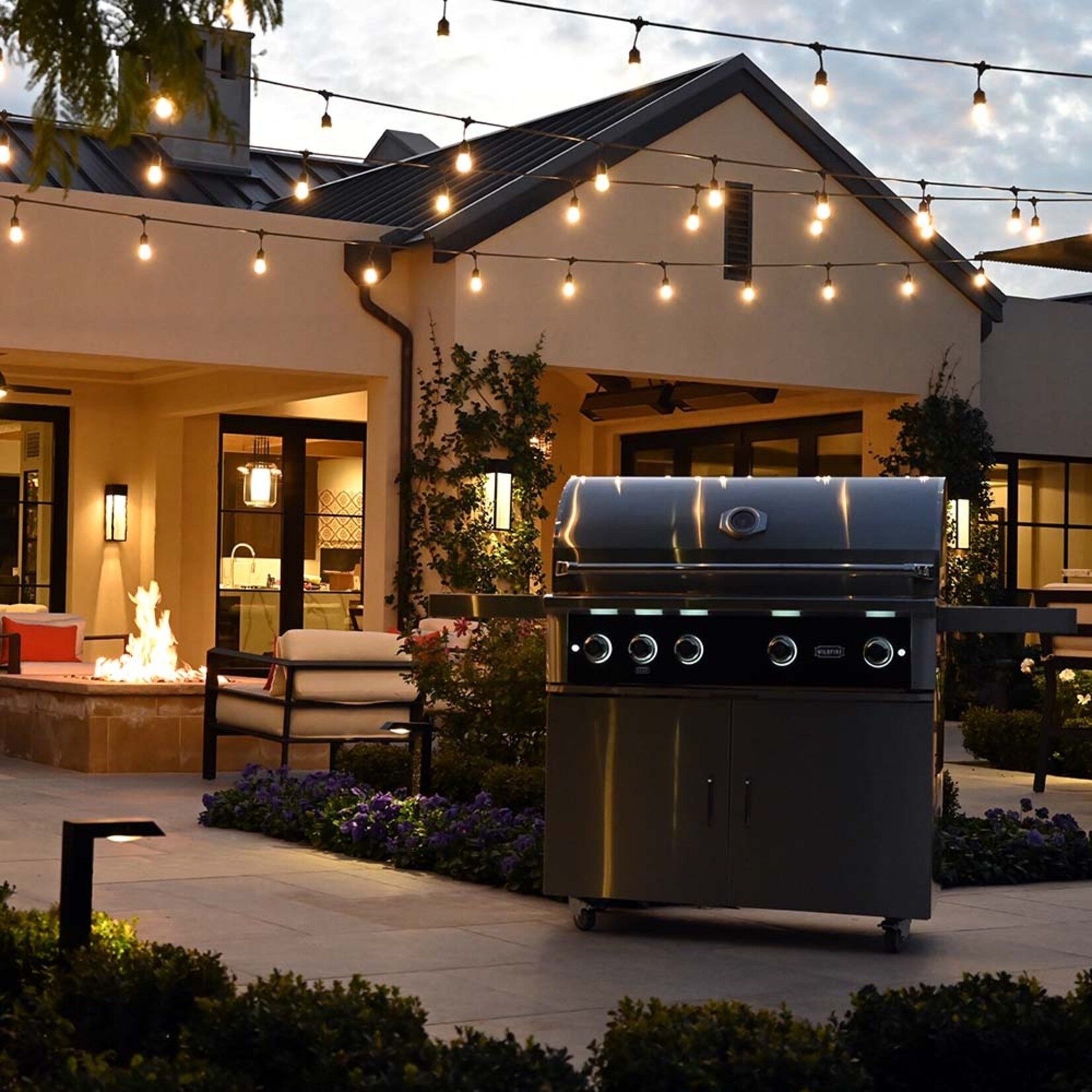 WildFire WildFire Black Stainless Freestanding Cart Package