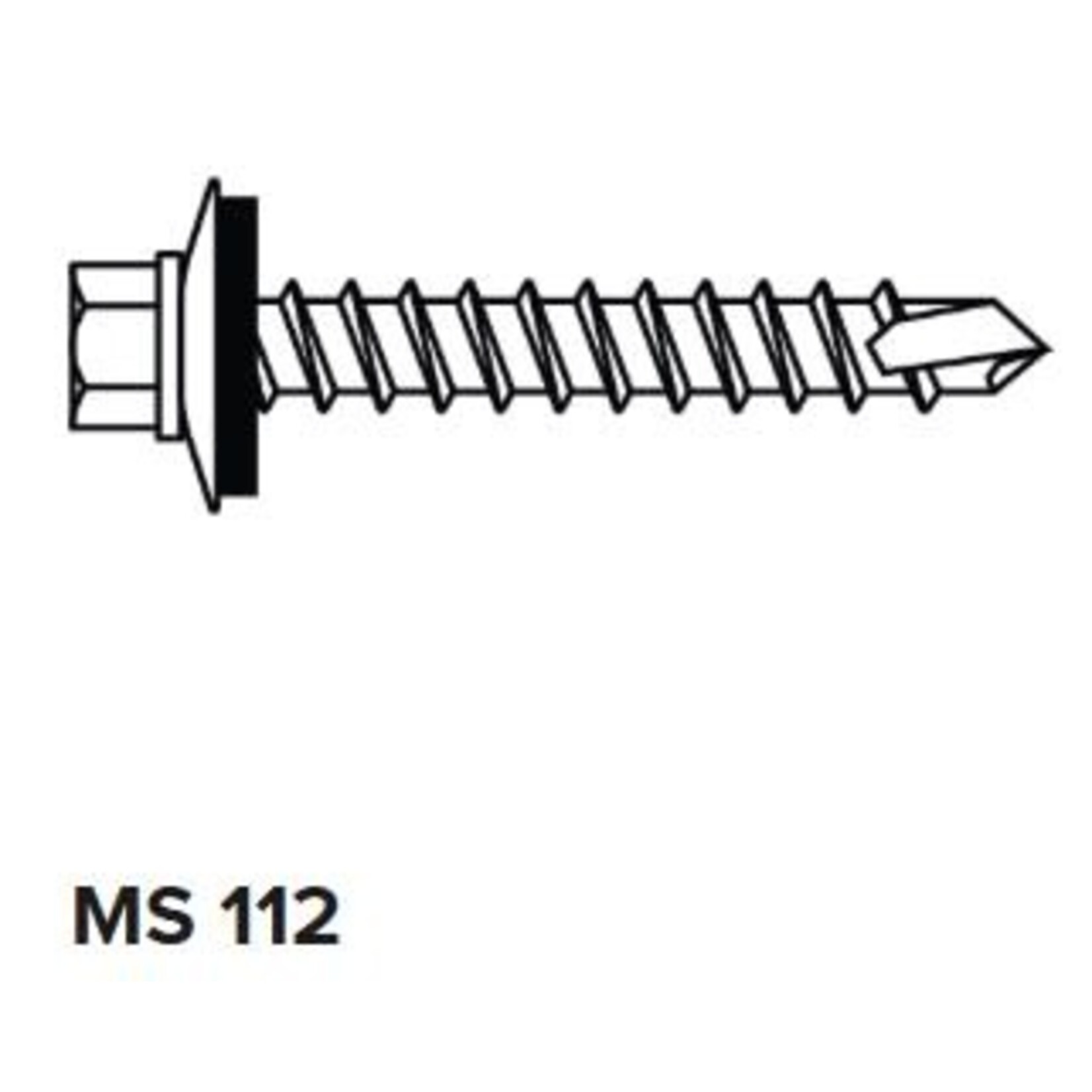 Engage Building Products FastPlank MS 112 1.5" Metal Screws - 250pk