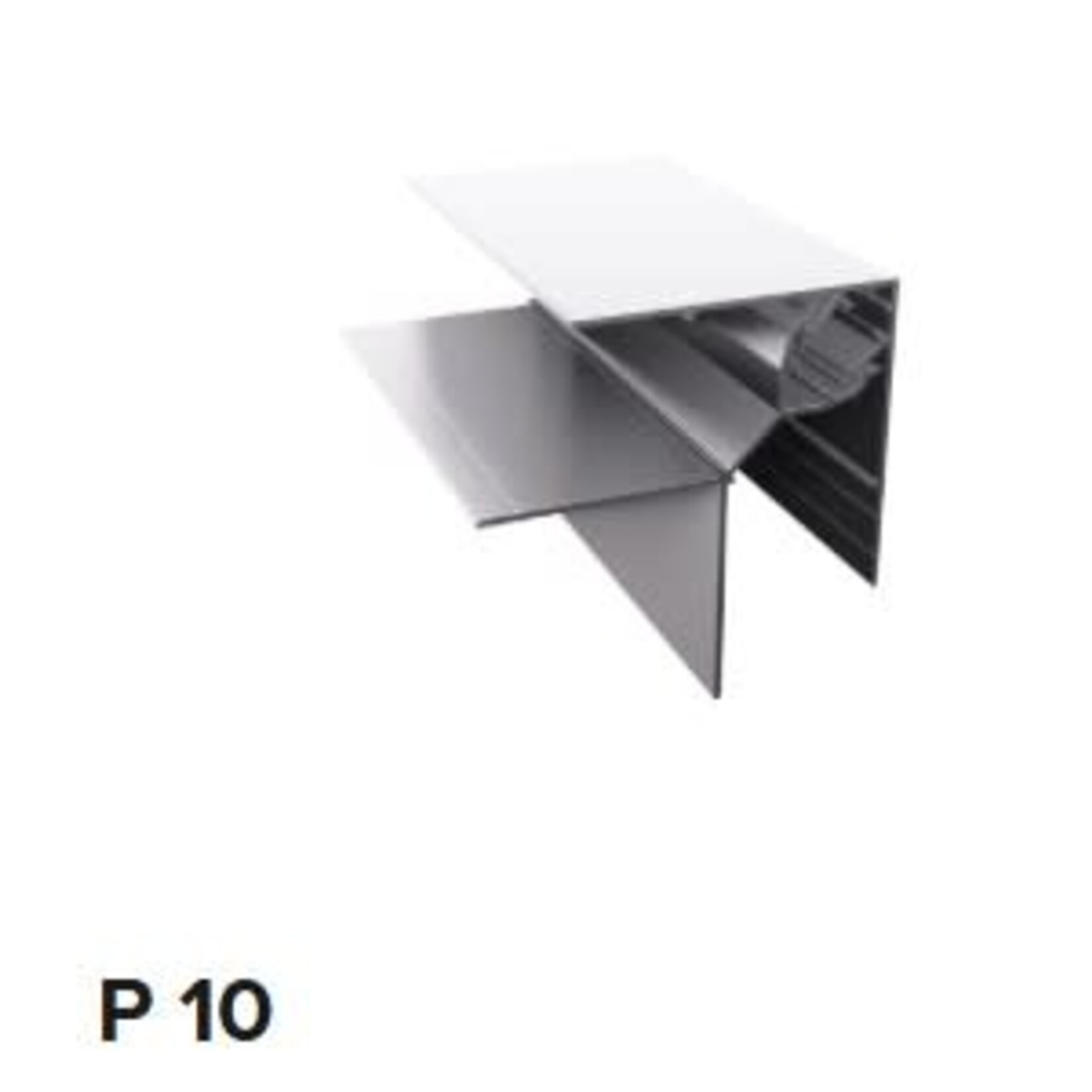 FastPlank P10 Corner Trim - 12' Stick, ea