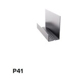 FastPlank P41 Perforated Starter J-Trim - 12' Stick, ea