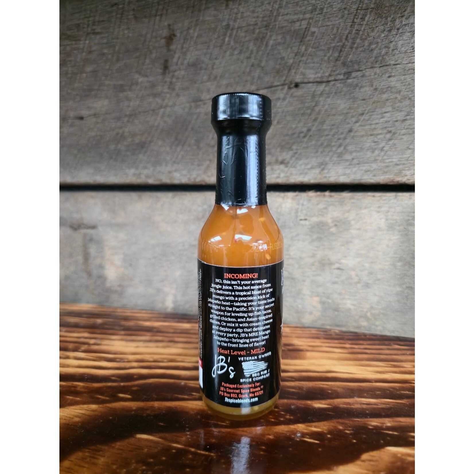 JB's Gourmet Spice Blends JB's M.R.E. Mango Jalapeno Hot Sauce 5oz