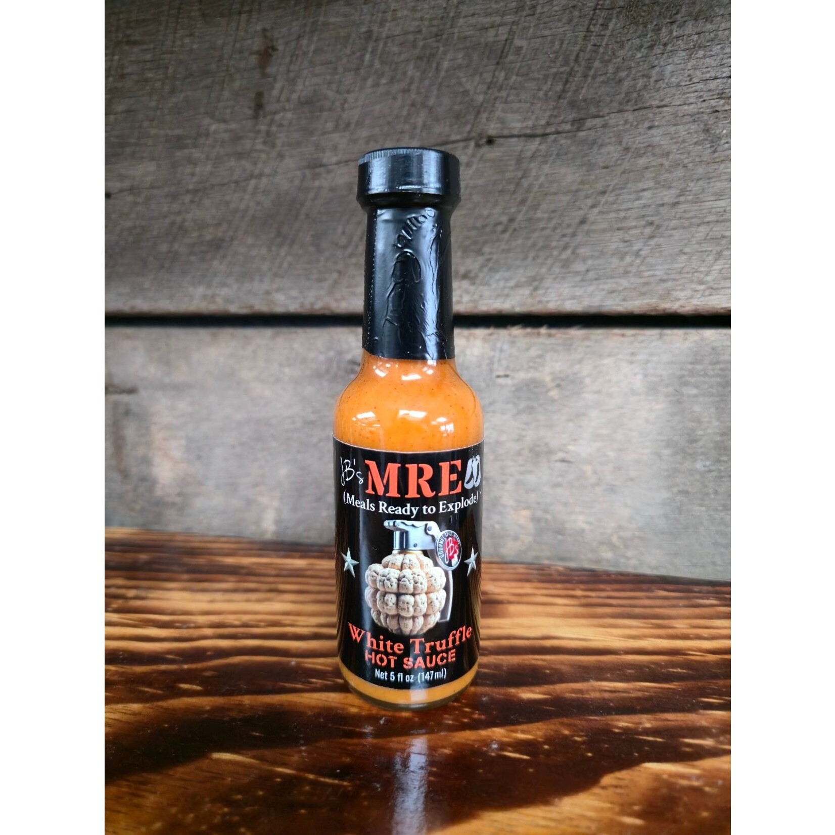JB's Gourmet Spice Blends JB's M.R.E. White Truffle Hot Sauce