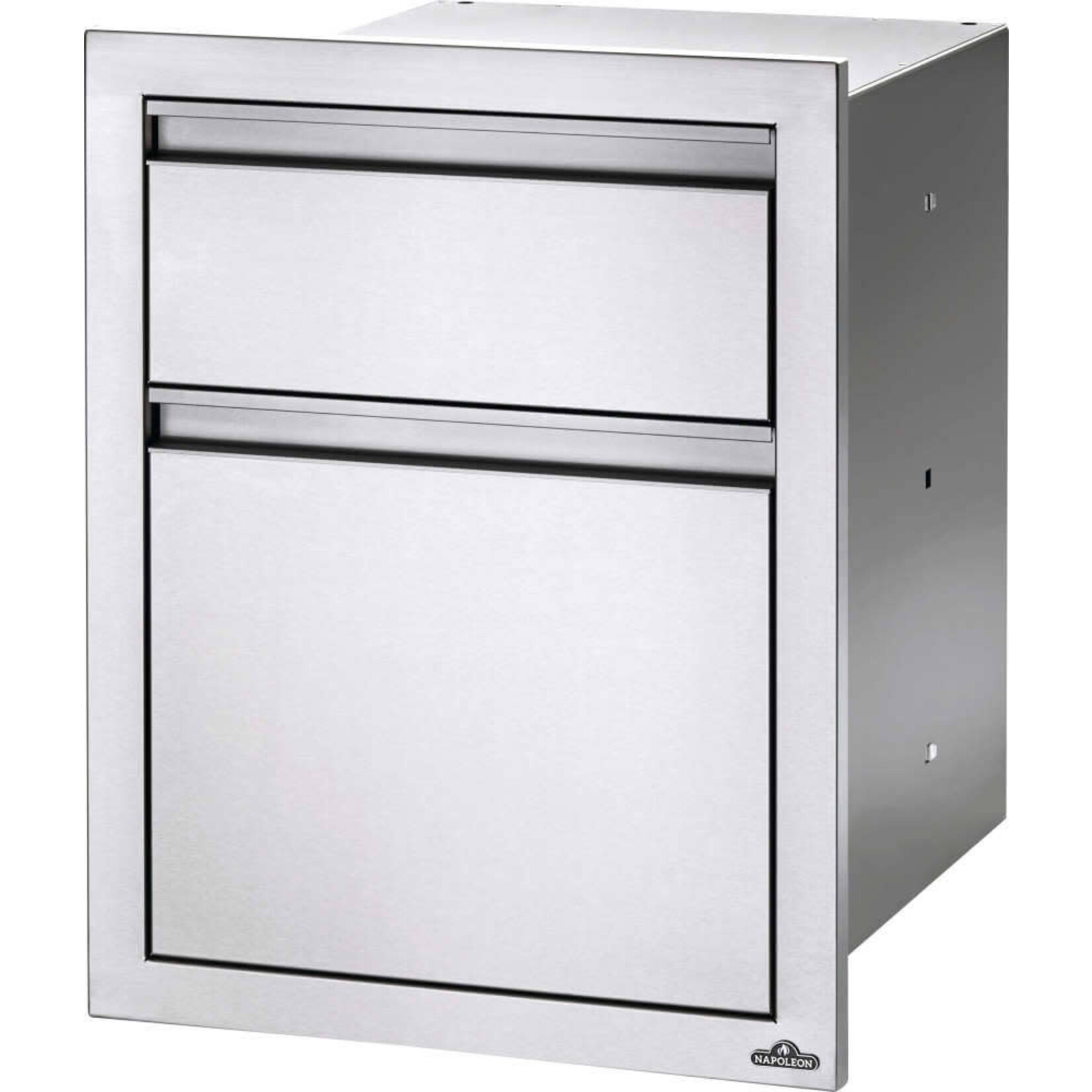 Napoleon Napoleon 18x24" Built-In Double Drawer w/ Waste Bin