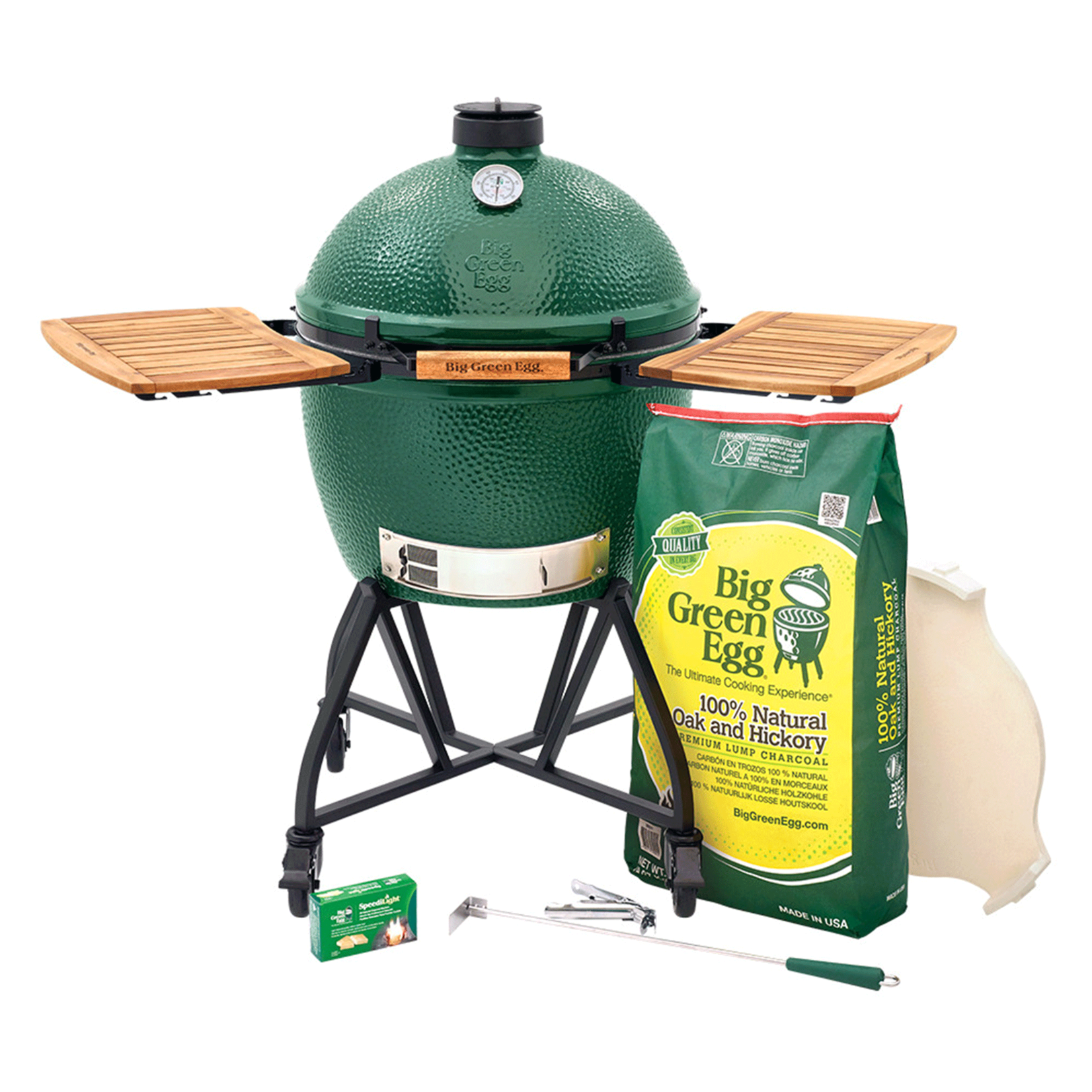 Big Green Egg BGE IntEGGrated Nest+Handler Starter Package w/ Mates - XL